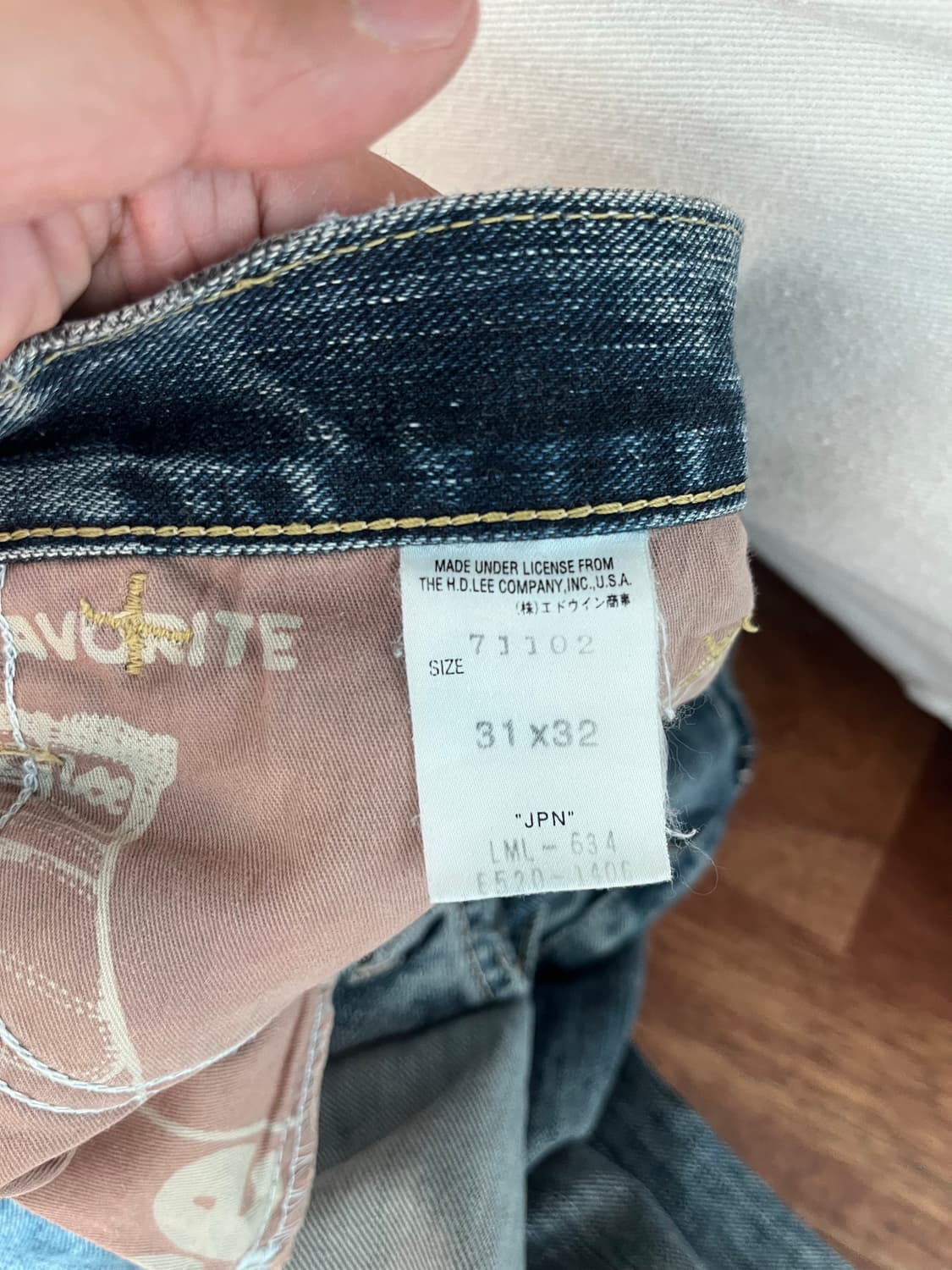 리 라이더스 부츠컷 데님 팬츠 71102 Lee Riders 상품이미지6