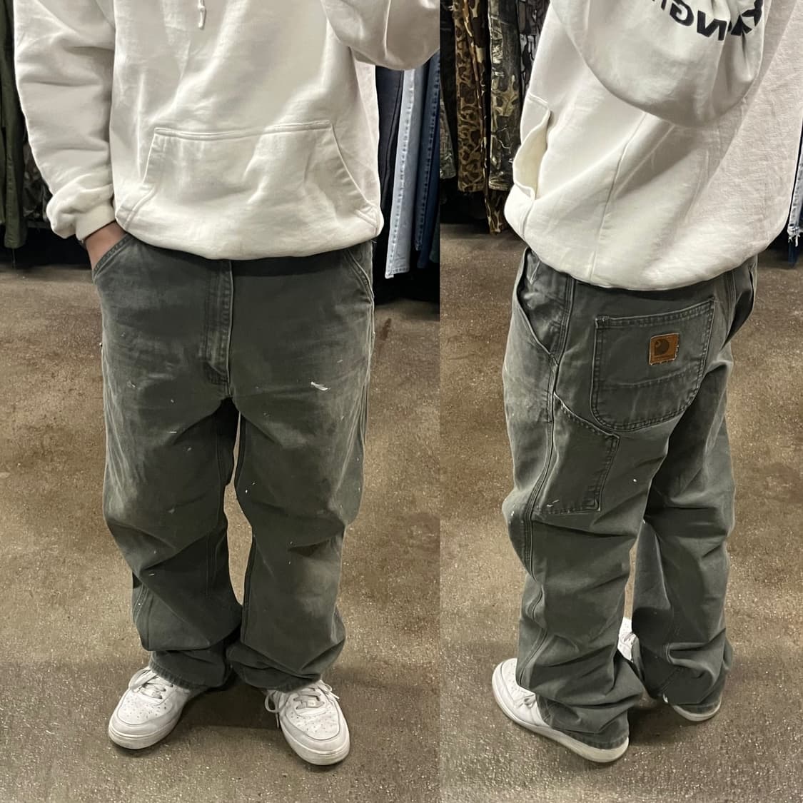 90s 칼하트 싱글니 카펜터 팬츠 (34“) 상품이미지1
