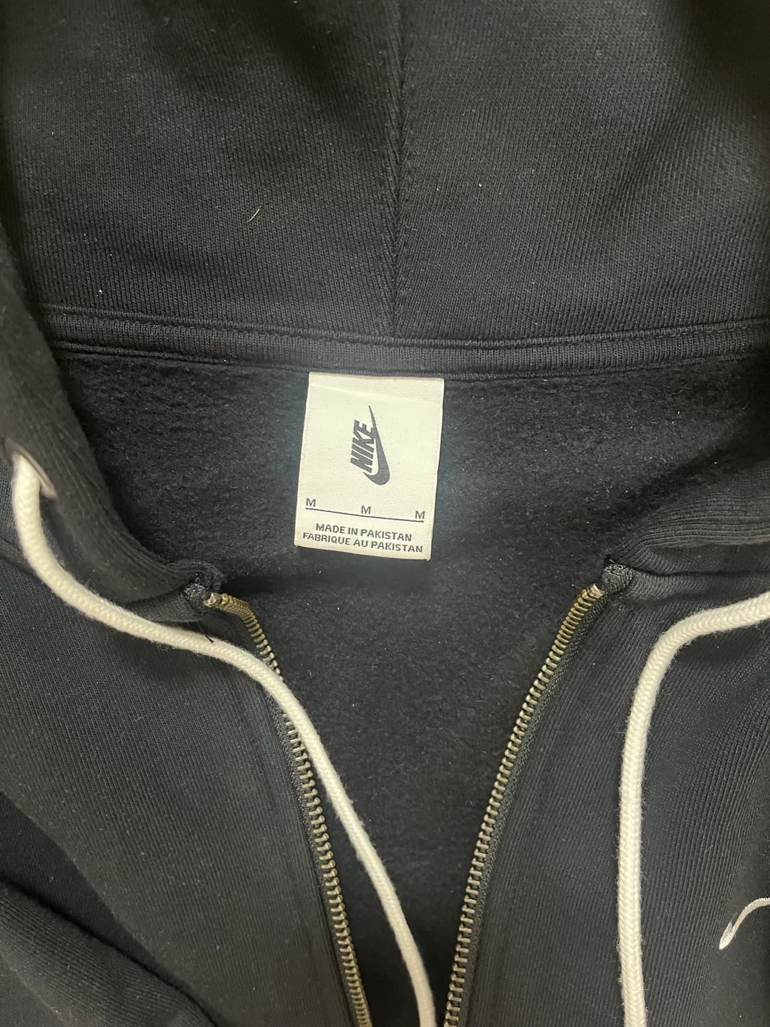 (나이키후드집업)나이키 NRG 솔로 스우시 풀 집업 후드 블랙 - 아시아 상품이미지2