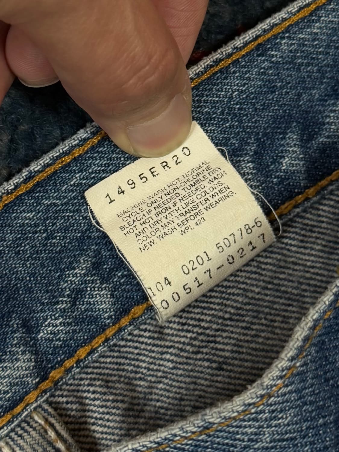 90's 빈티지 리바이스 517 부츠컷 플레어진 상품이미지10