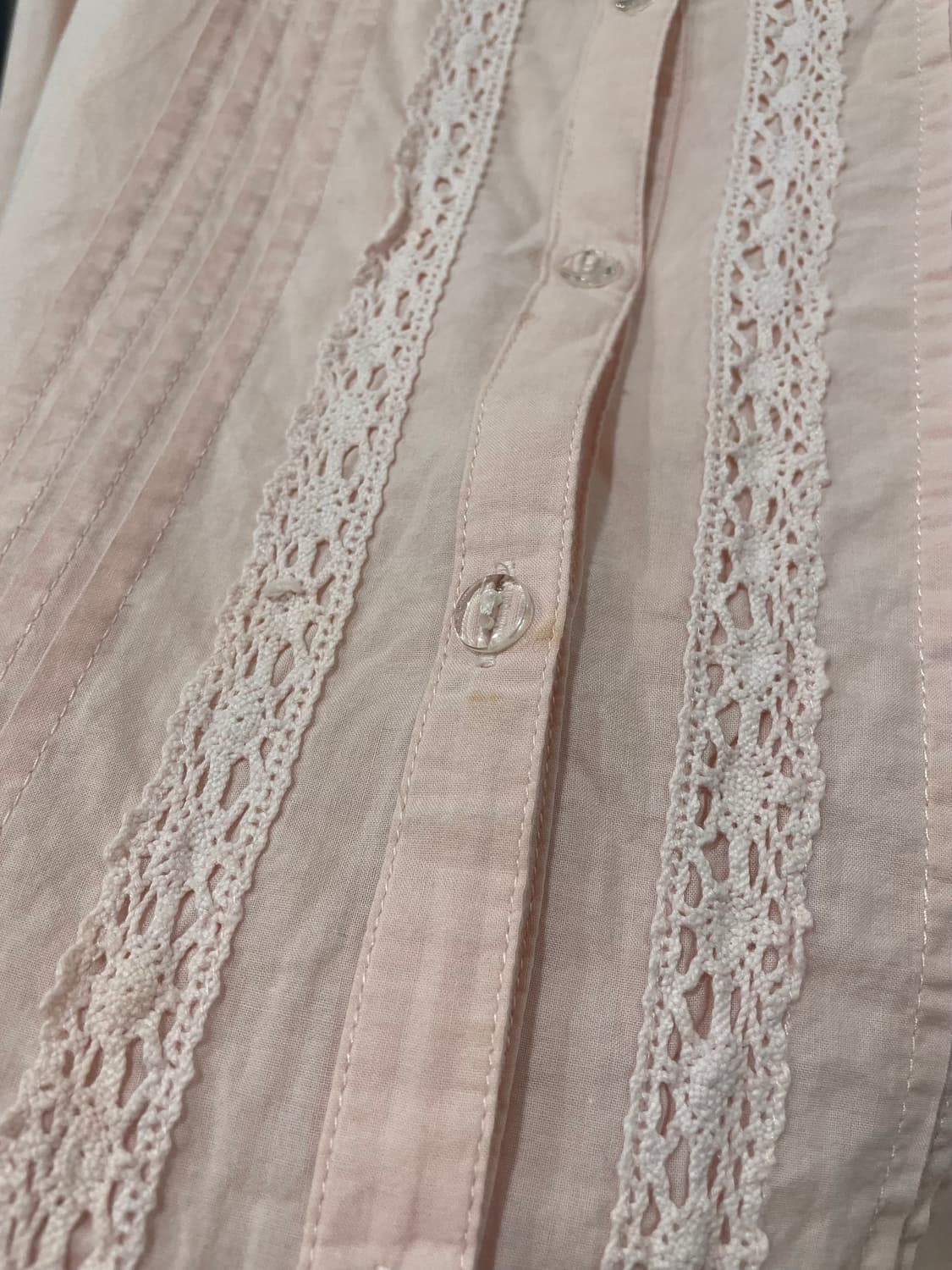 Soft Pink Pintuck Blouse 상품이미지7