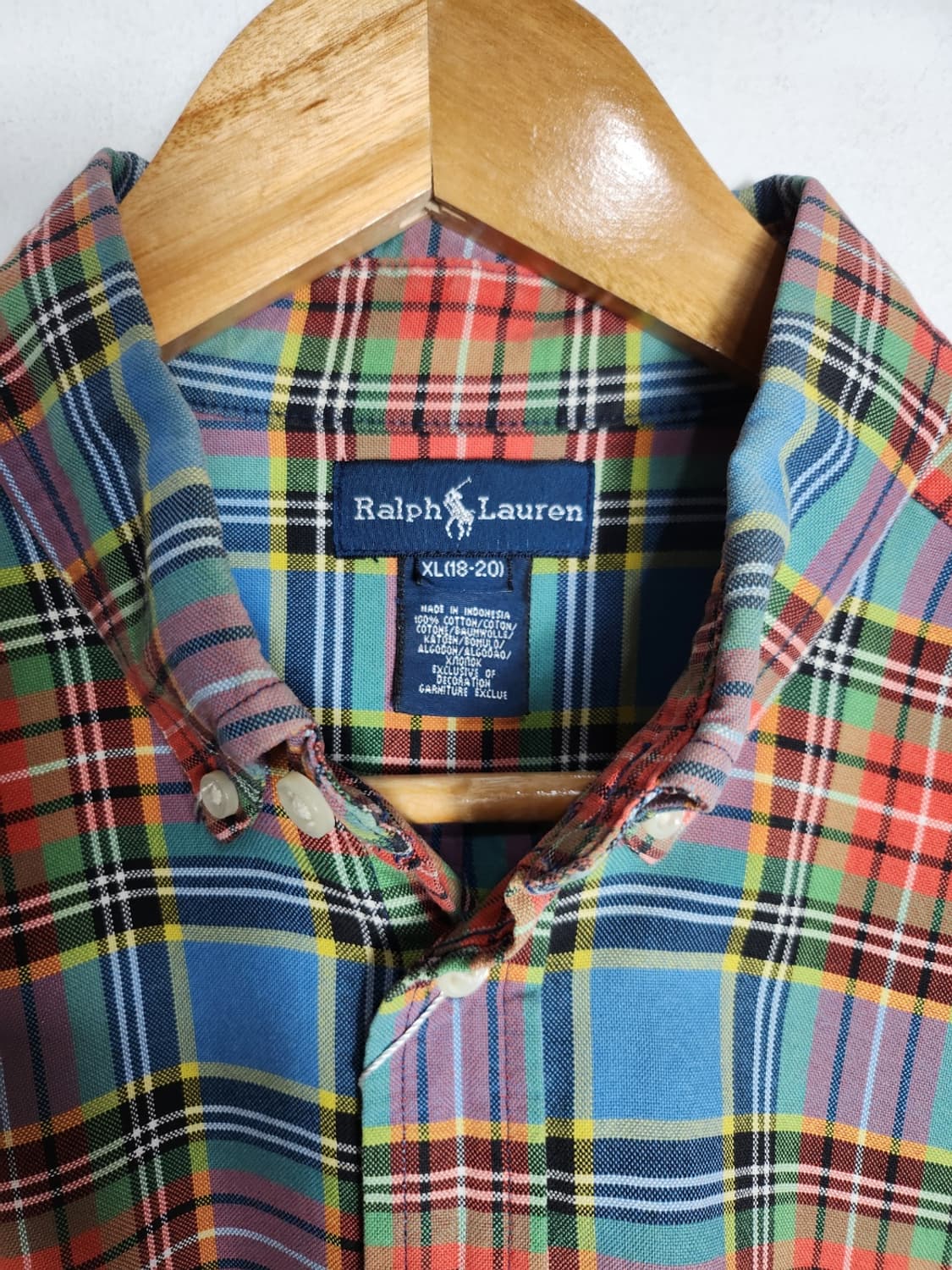 XL 폴로 랄프로렌 멀티 체크 셔츠 상품이미지2