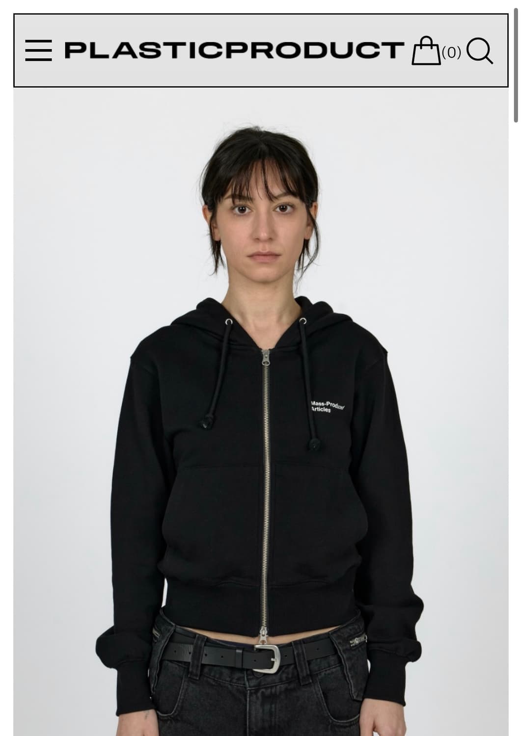 플라스틱 프로덕트 후드집업 M MPa HOOD ZIP UP WOMEN ( 상품이미지1