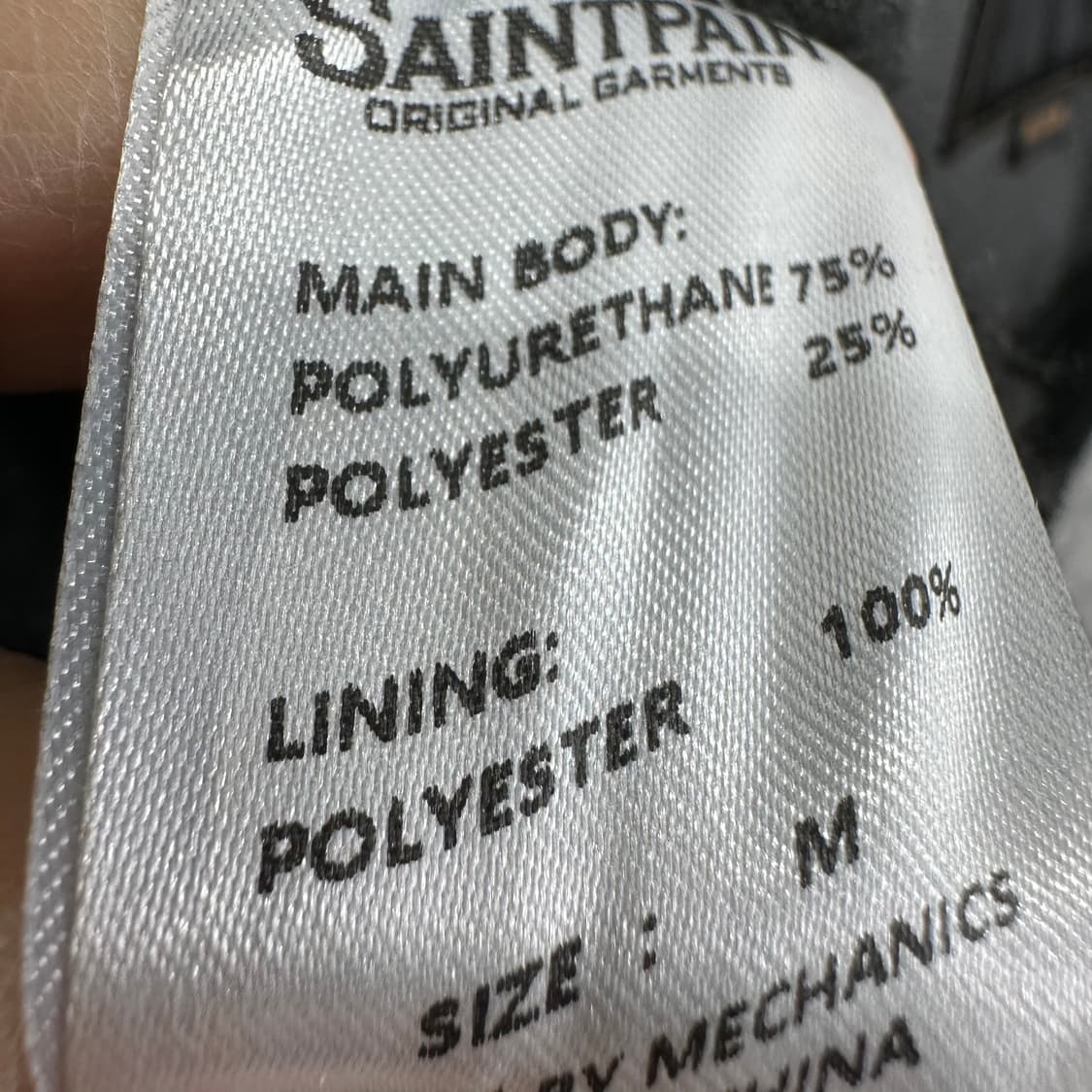 95 세인트페인 남자 에코레더 무스탕 상품이미지5