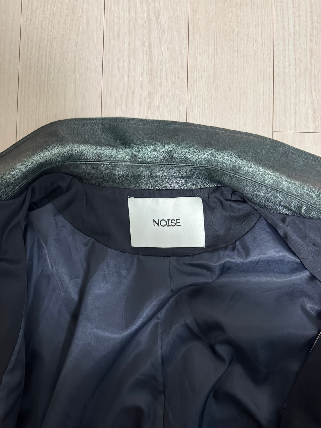 노이즈/ 빈티지 코튼 워크 자켓 - 네이비 상품이미지2