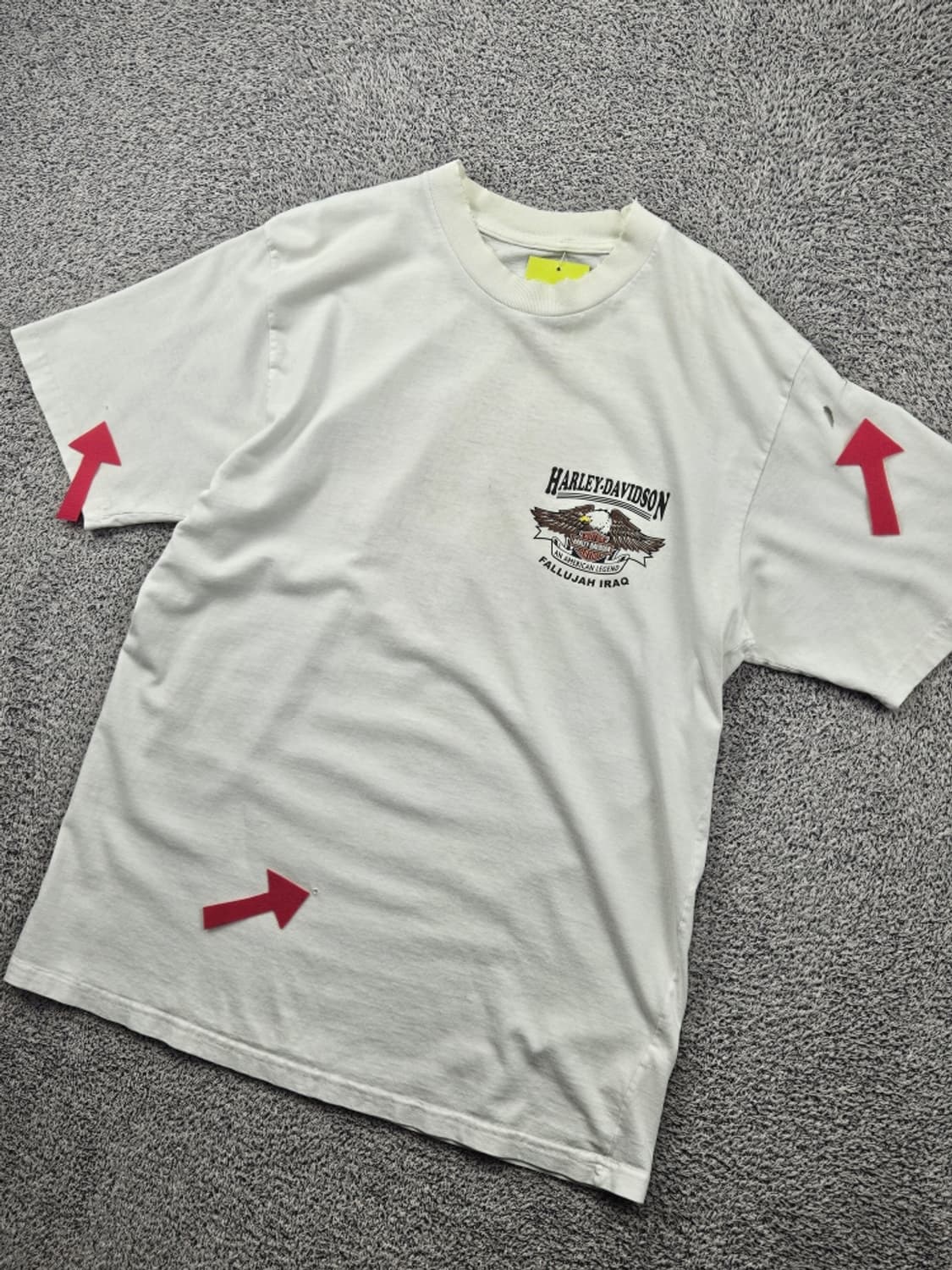 할리데이비슨 빈티지 반팔 티셔츠 ( M 추정 ) / 11792 상품이미지4
