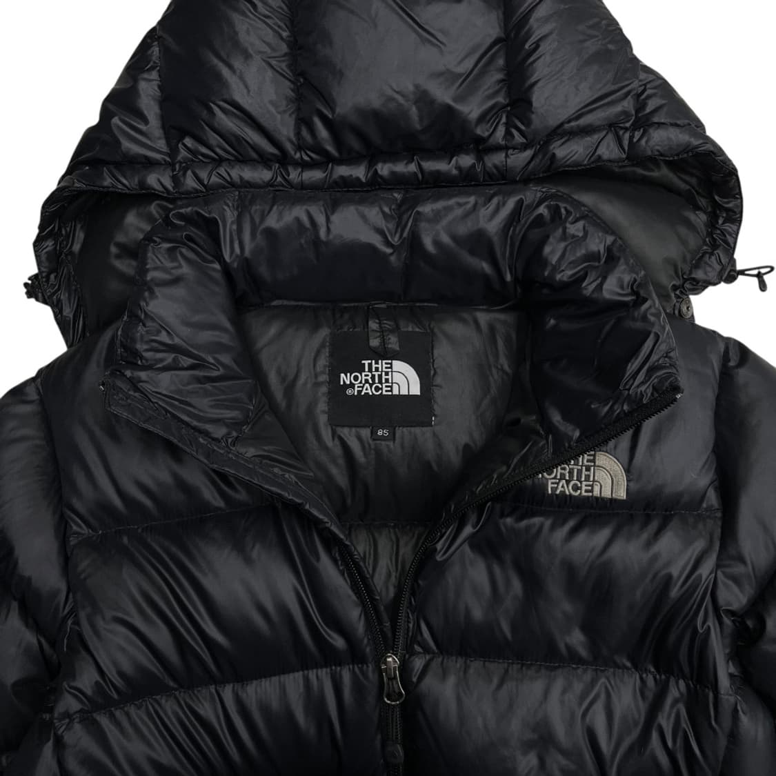 노스페이스 로고 블랙 후드패딩 85 ( 여성용 ) 상품이미지6