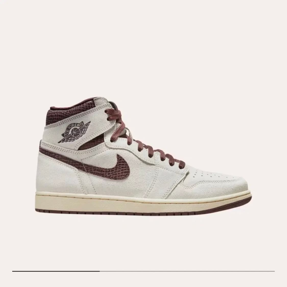 조던 1 마니에르 레트로 하이 OG SP 세일 앤 버건디 상품이미지1