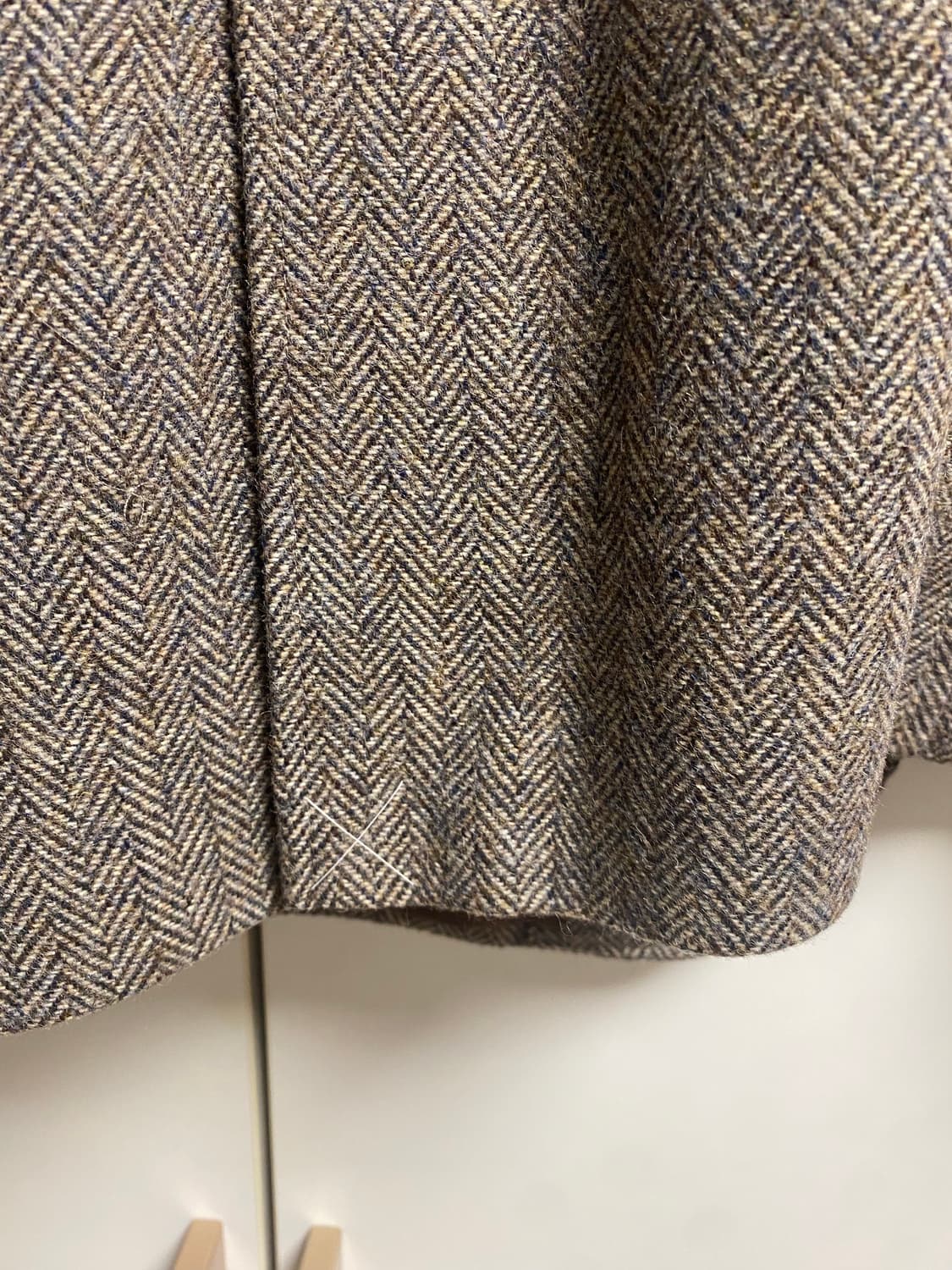 (새제품) 맨인정글 헤링본 트위드 울 쟈켓 XL (브라운) 상품이미지10