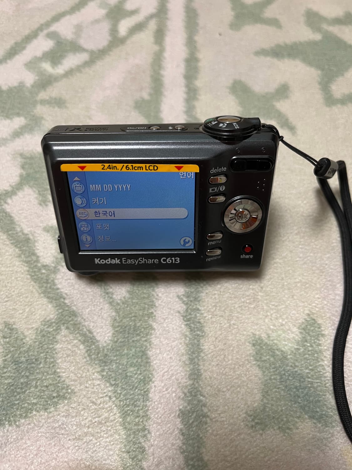 코닥 c613 펄블랙 빈티지 디카 카메라 상품이미지5