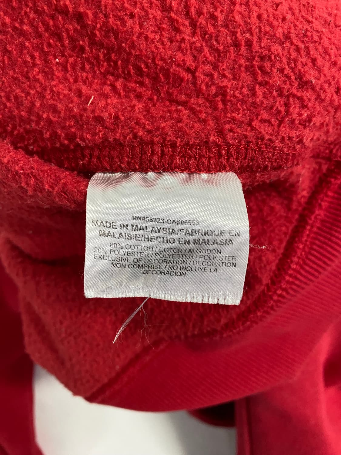 나이키 빈티지 레드 맨투맨 S <541> 상품이미지4