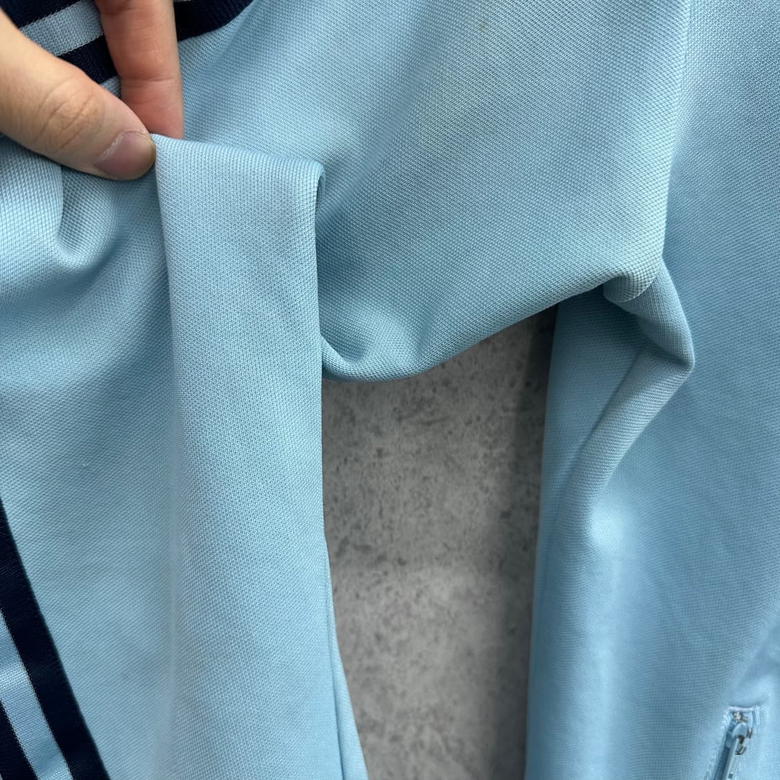 95 아디다스 베켄바우어 소라색 져지 트랙탑 상품이미지6