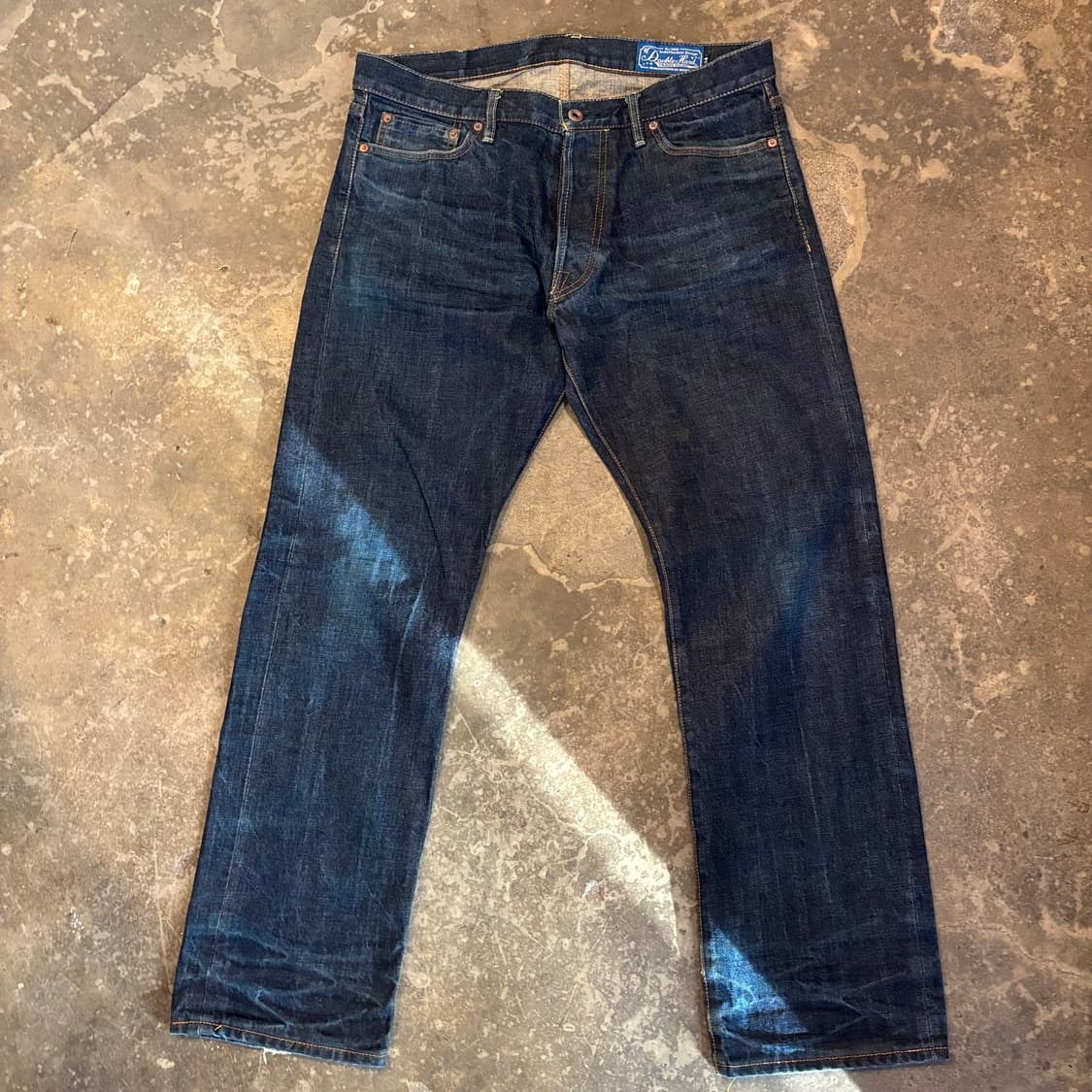 일본 더블 핸드 셀비지 데님 팬츠 상품이미지4