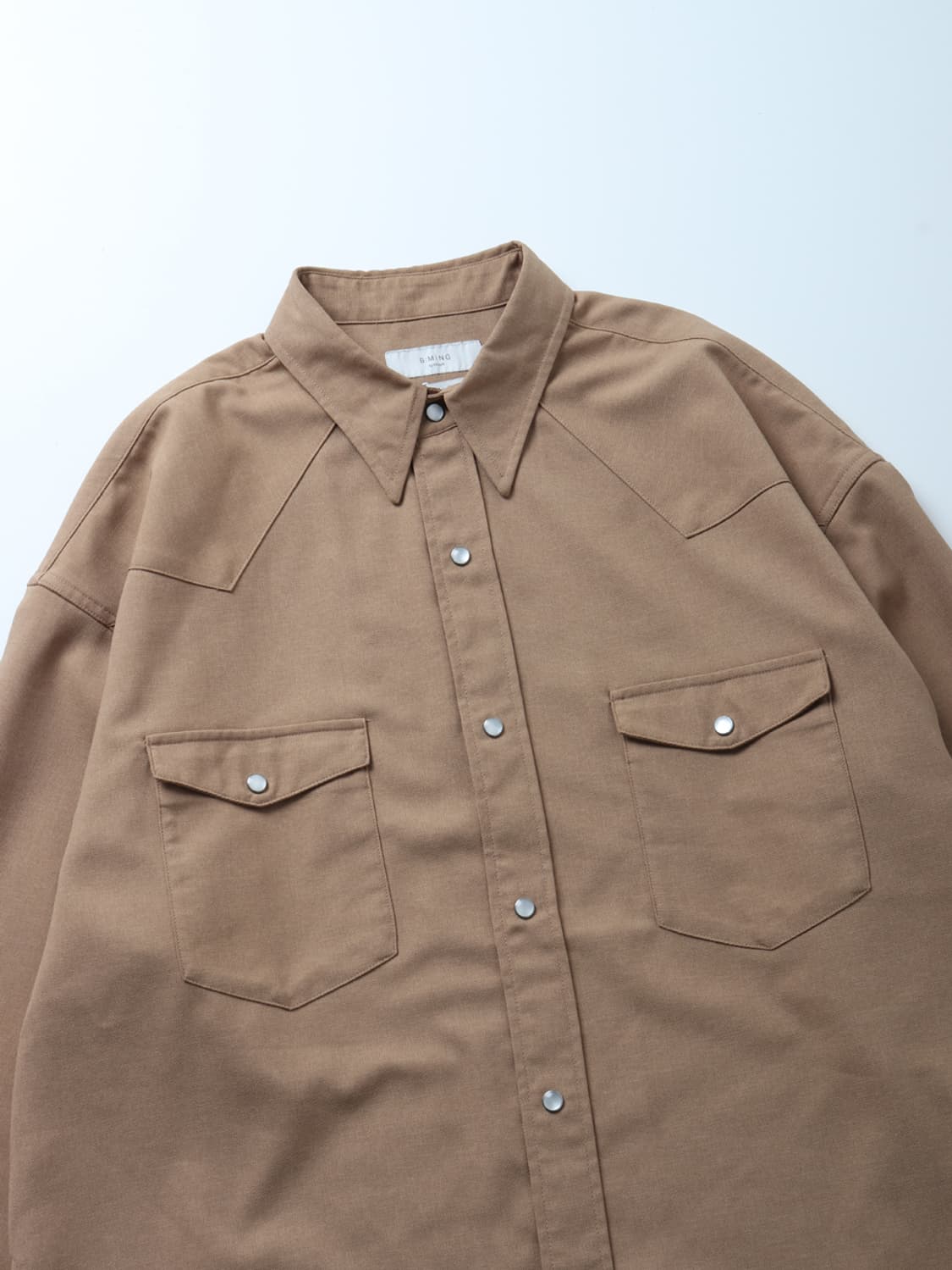 B:MING by BEAMS Wide Fit Western Shirt 상품이미지3