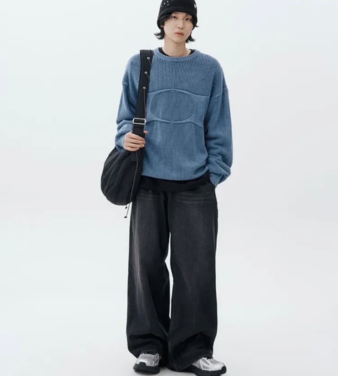 크리틱 WORMHOLE KNIT CHARCOAL 상품이미지2