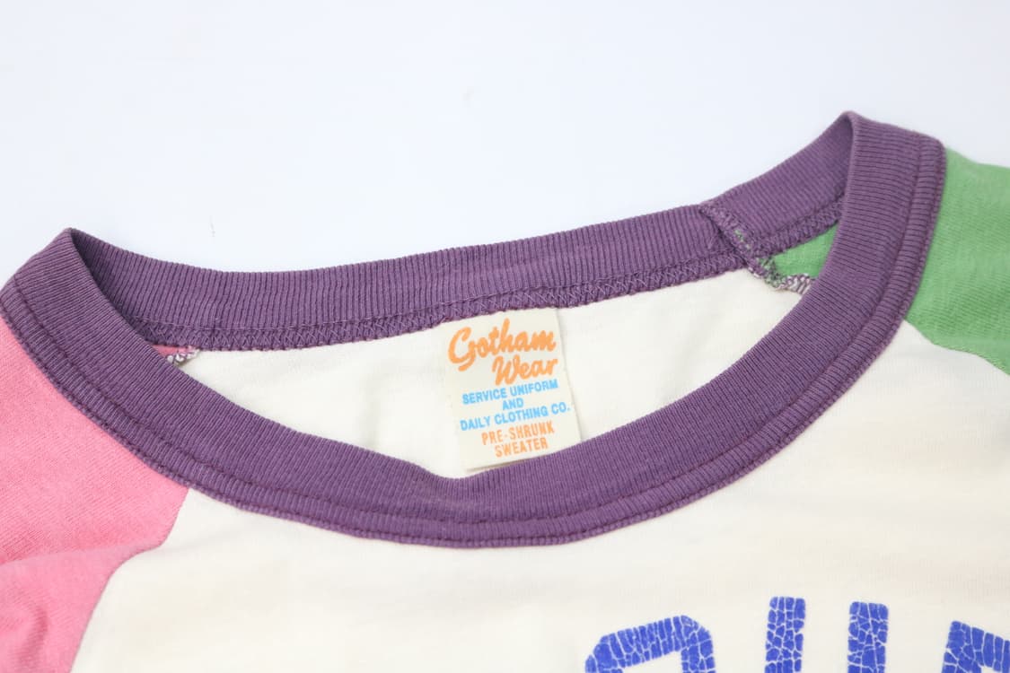 Gotham Wear 고섬웨어 빈티지 멀티 컬러 래글런 롱슬리브 (F) 상품이미지4