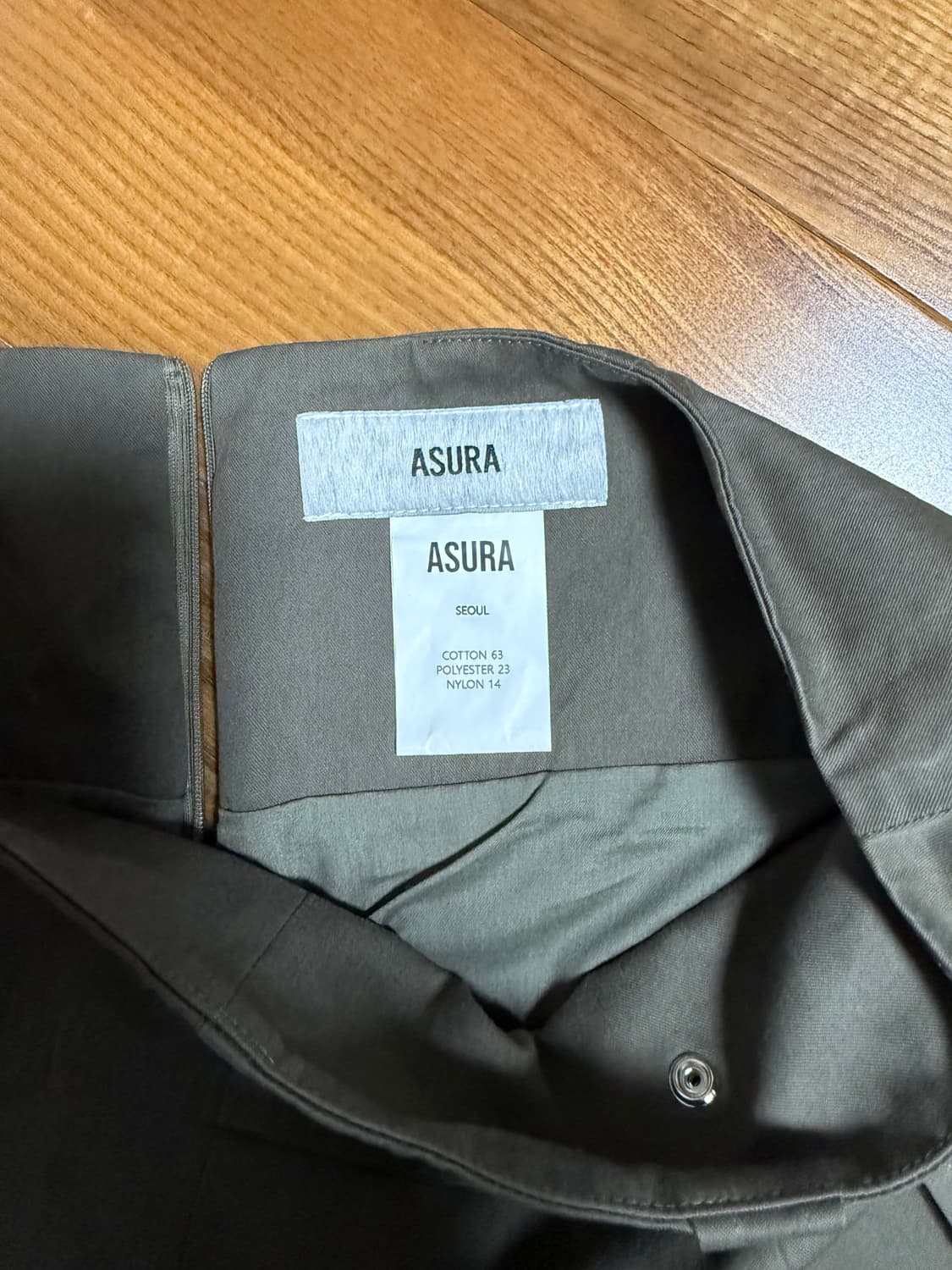 ASURA 카고 플리츠 미니스커트 상품이미지3