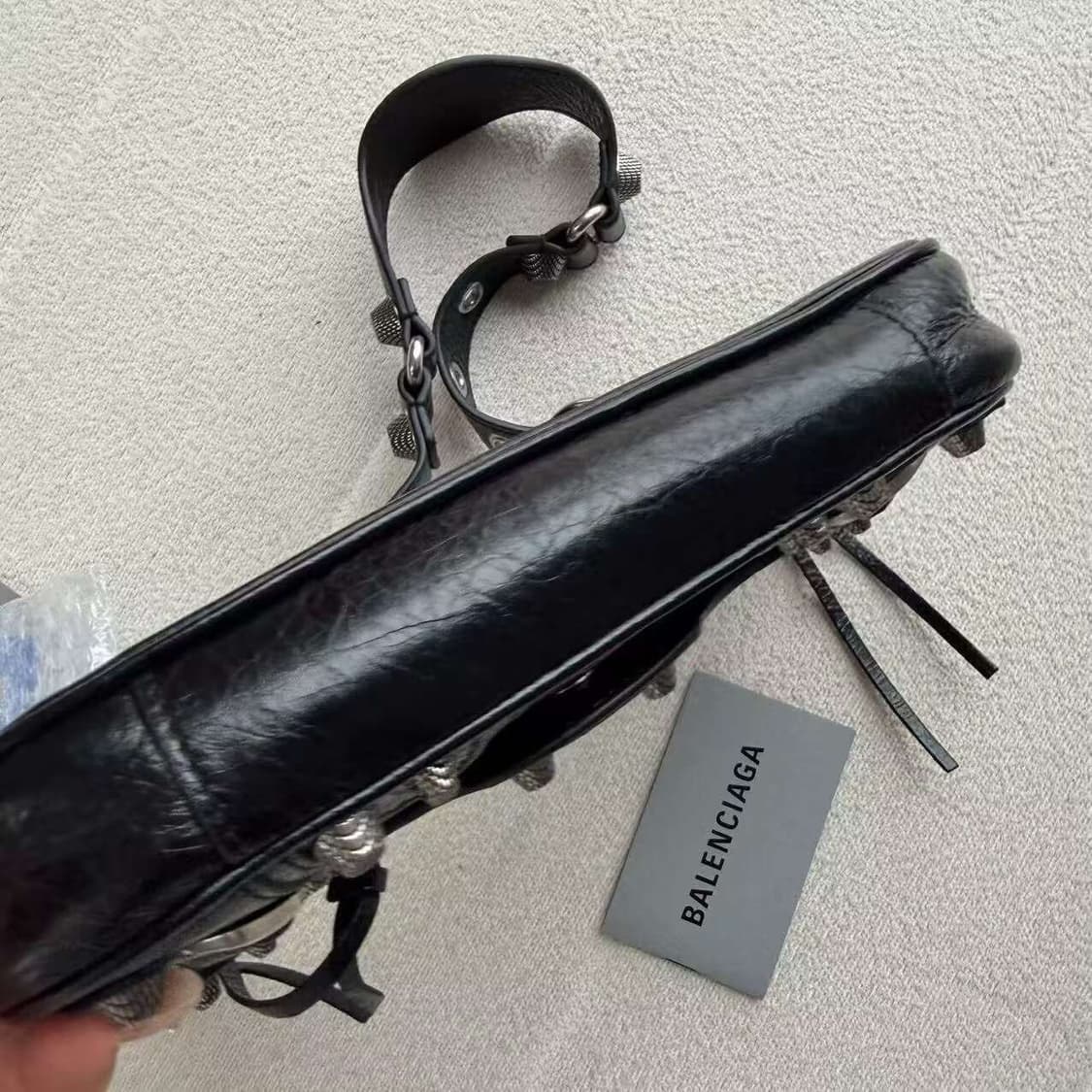 발렌시아가 르 카골 XS 슬링백블랙 상품이미지3
