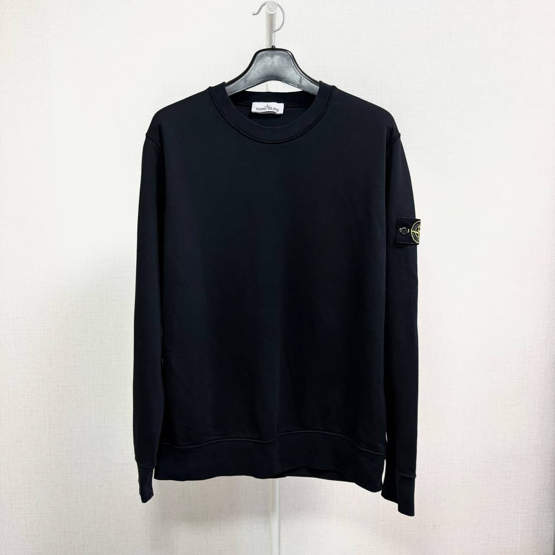 [2XL/정품] 스톤아일랜드 맨투맨 블랙 상품이미지1