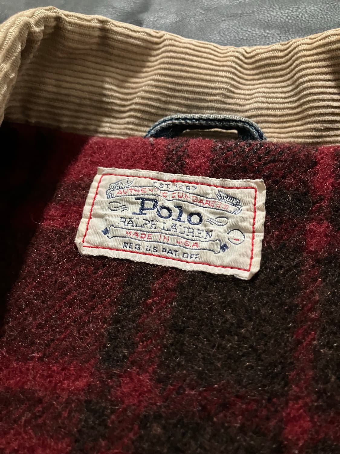 🇺🇸 80s 폴로 랄프로렌 덩가리 데님 자켓 전기형 rrl 상품이미지4