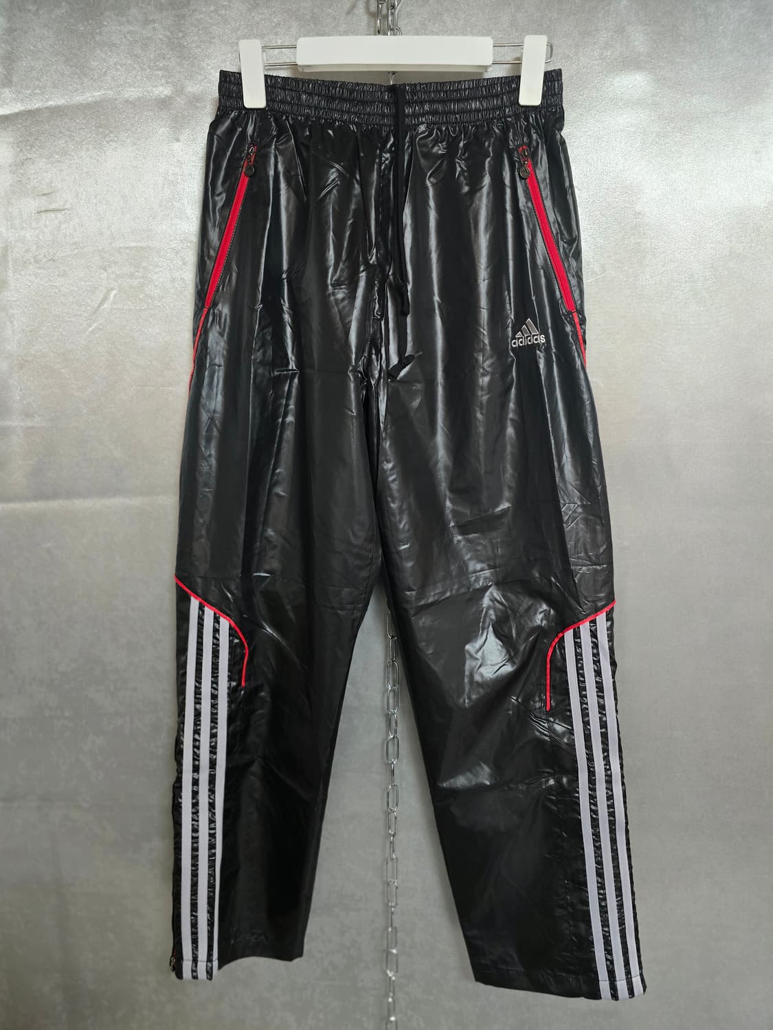 아디다스 유광 우븐 팬츠 2XL(110) 상품이미지1