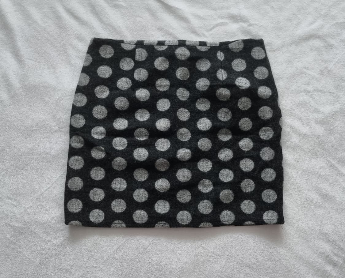 빈티지 모리걸 하구미 긱시크 도트 스커트 상품이미지1