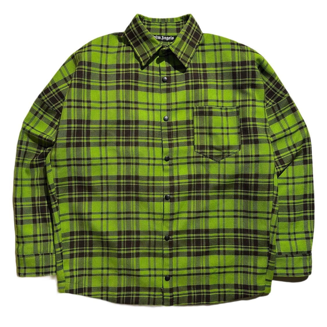 Palm Angels 팜엔젤스 백 스펠아웃 플란넬 체크 상품이미지2