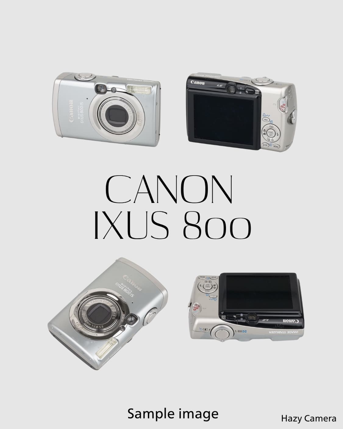 CANON IXUS 800 캐논 익서스 800 빈티지 디지털카메라 디카 상품이미지2