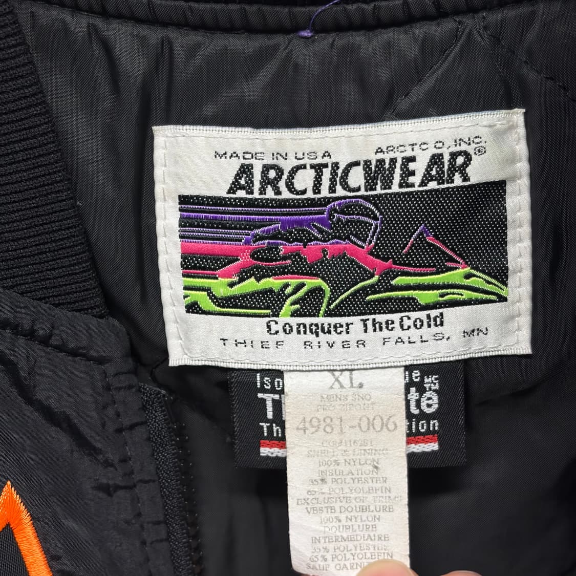 90S ARCTIC CAT NYLON BOMBER 1 [ 레이싱 자켓 ] 상품이미지5