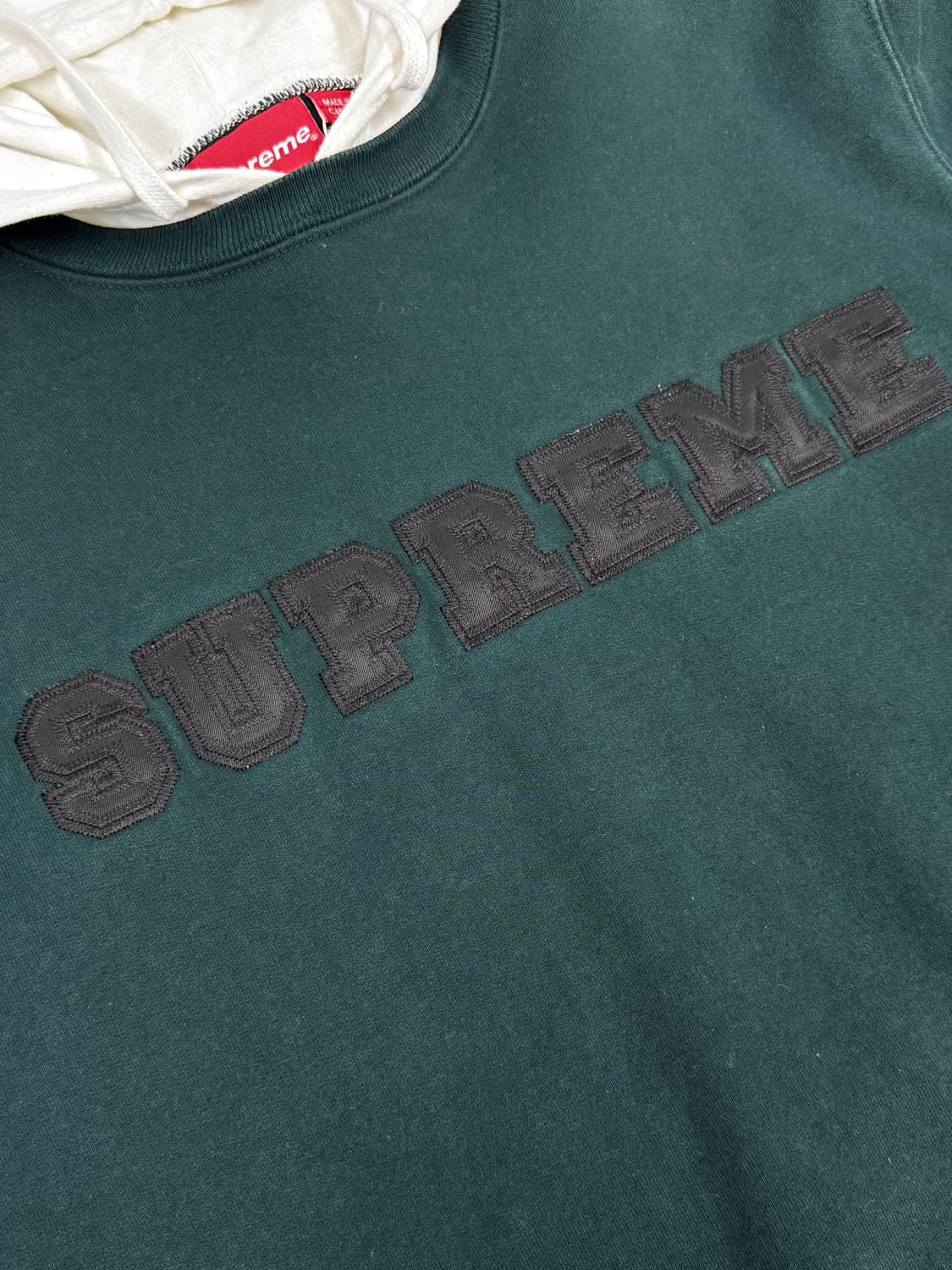 슈프림 14AW 후디드 크루넥 상품이미지9