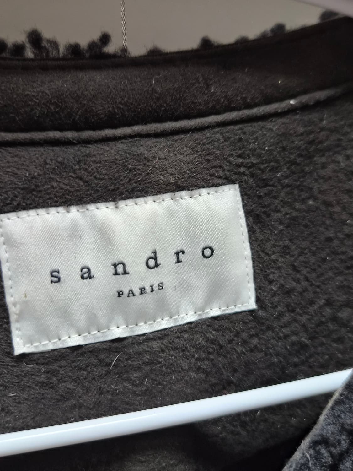 산드로 롱 무스탕 리얼양털 양가죽 상품이미지2