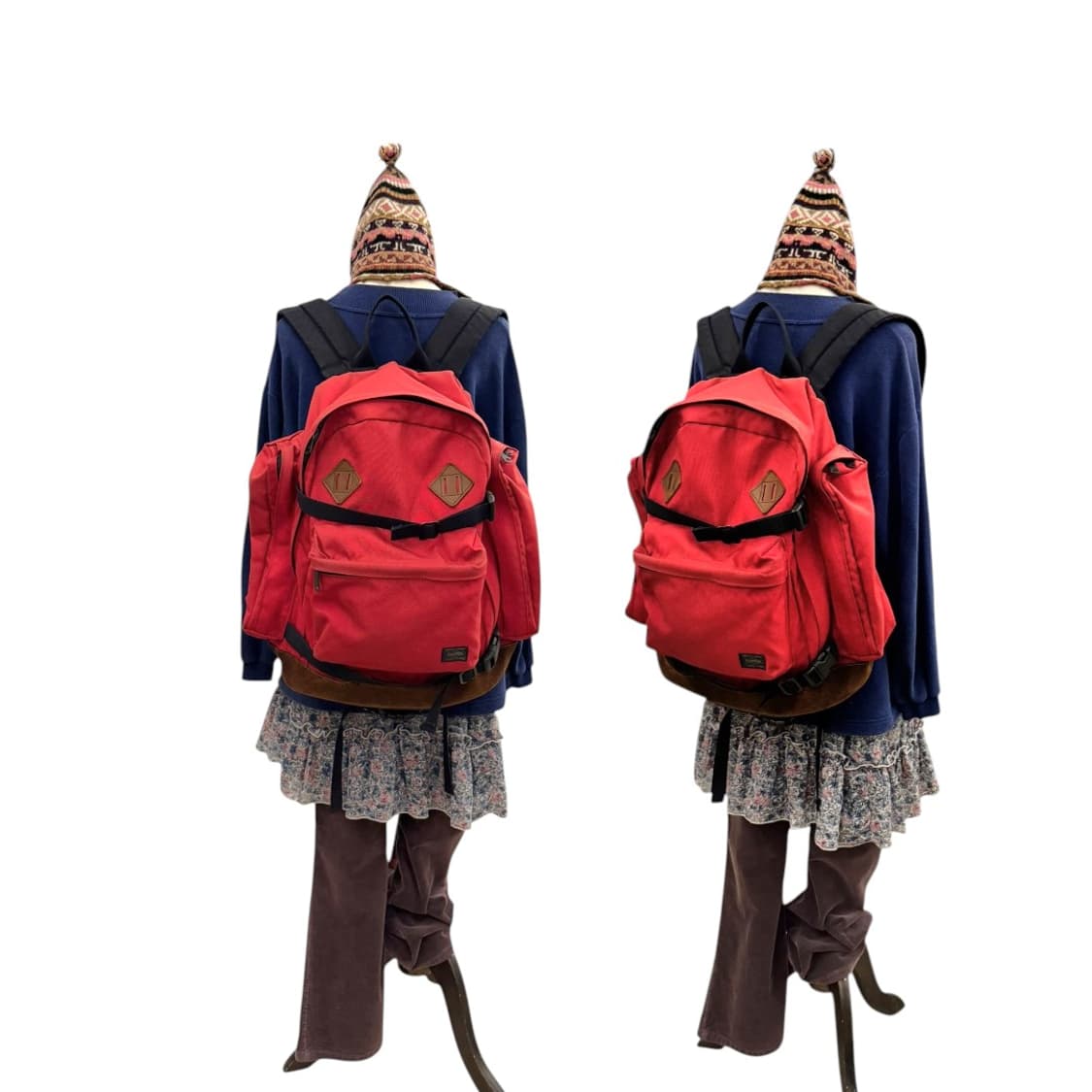 포터 x 스탠다드 캘리포니아 백팩 레드 상품이미지10