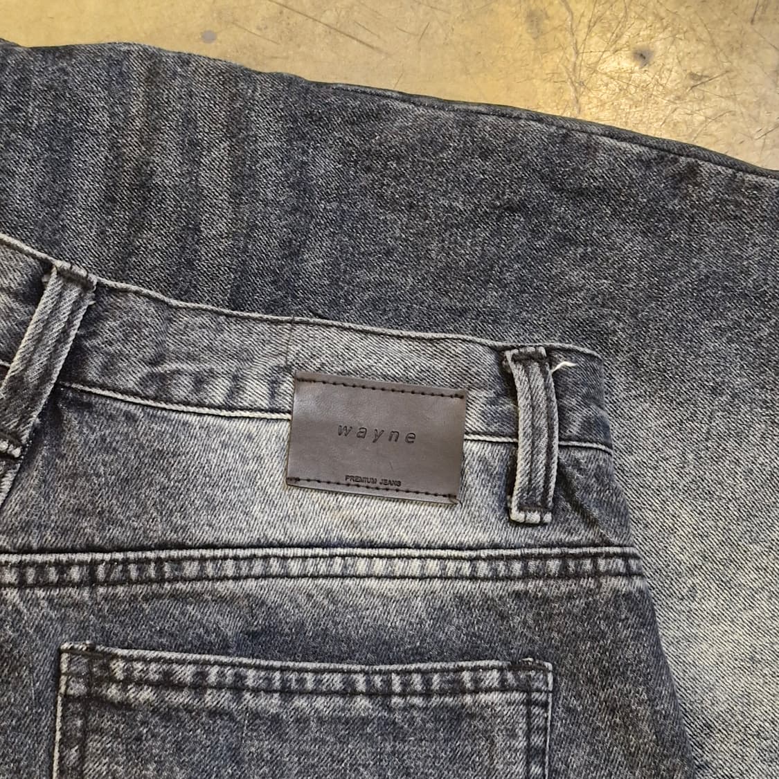 세미 벌룬 와이드핏 데님 32~33인치 상품이미지3