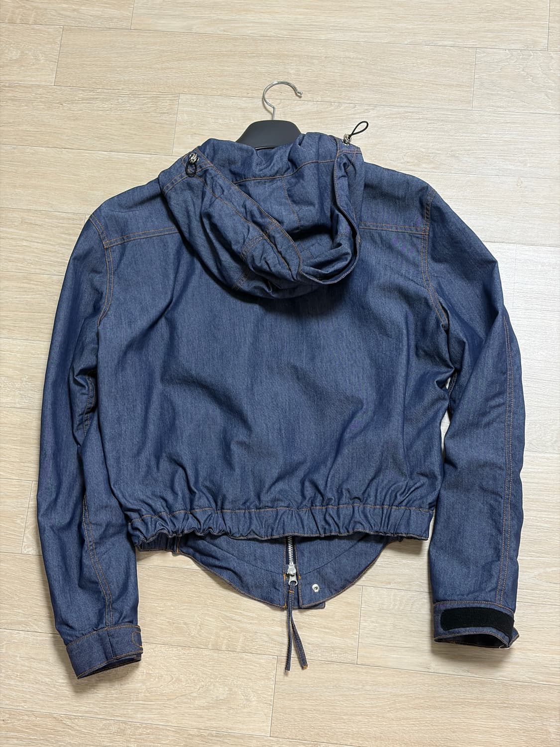 (유일매물) 준태킴 코르셋 데님 윈드브레이커 바람막이 자켓 상품이미지3