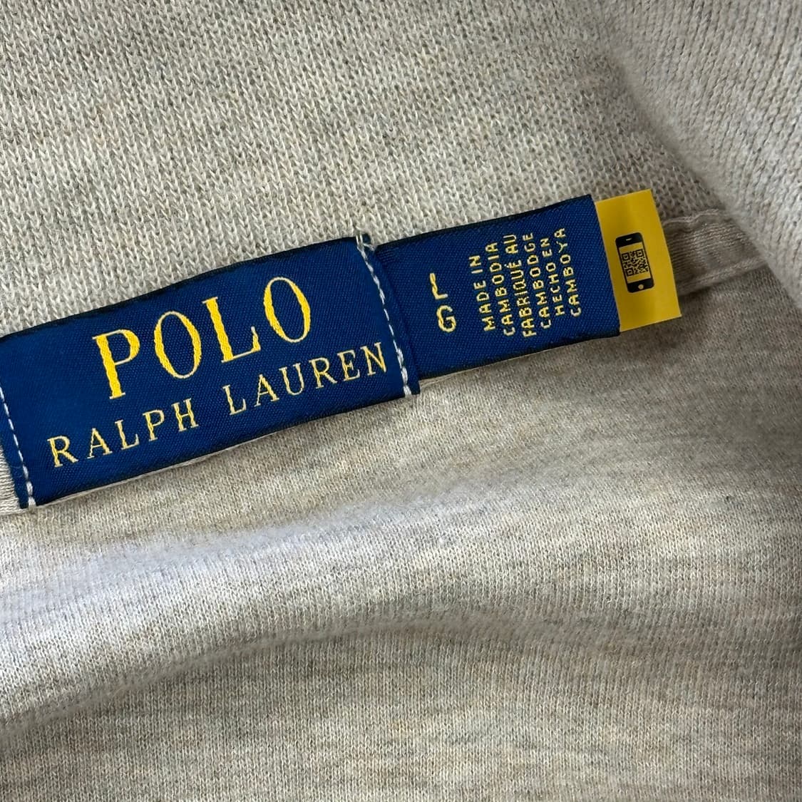 L 폴로랄프로렌 오트밀 반집업 니트 상품이미지4