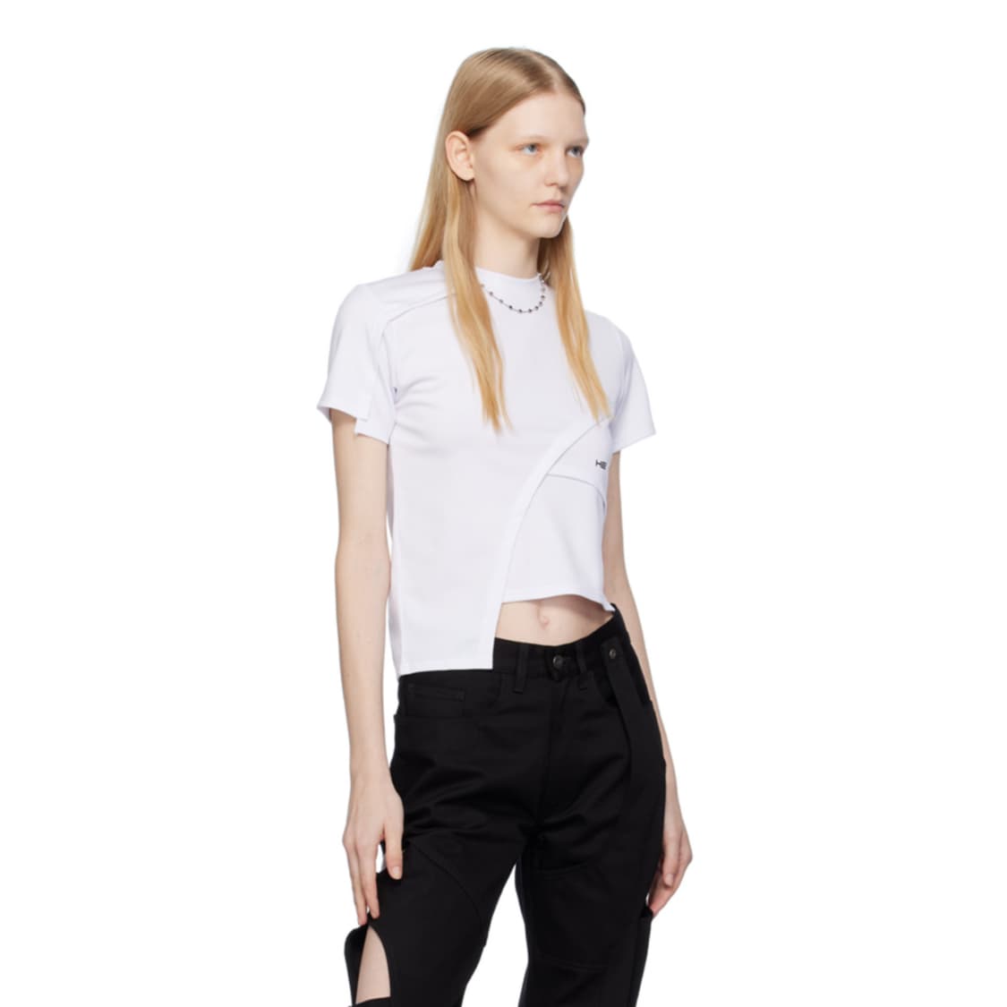 HELIOT EMIL 디컨스트럭트 화이트 티셔츠 XS 새상품 상품이미지3