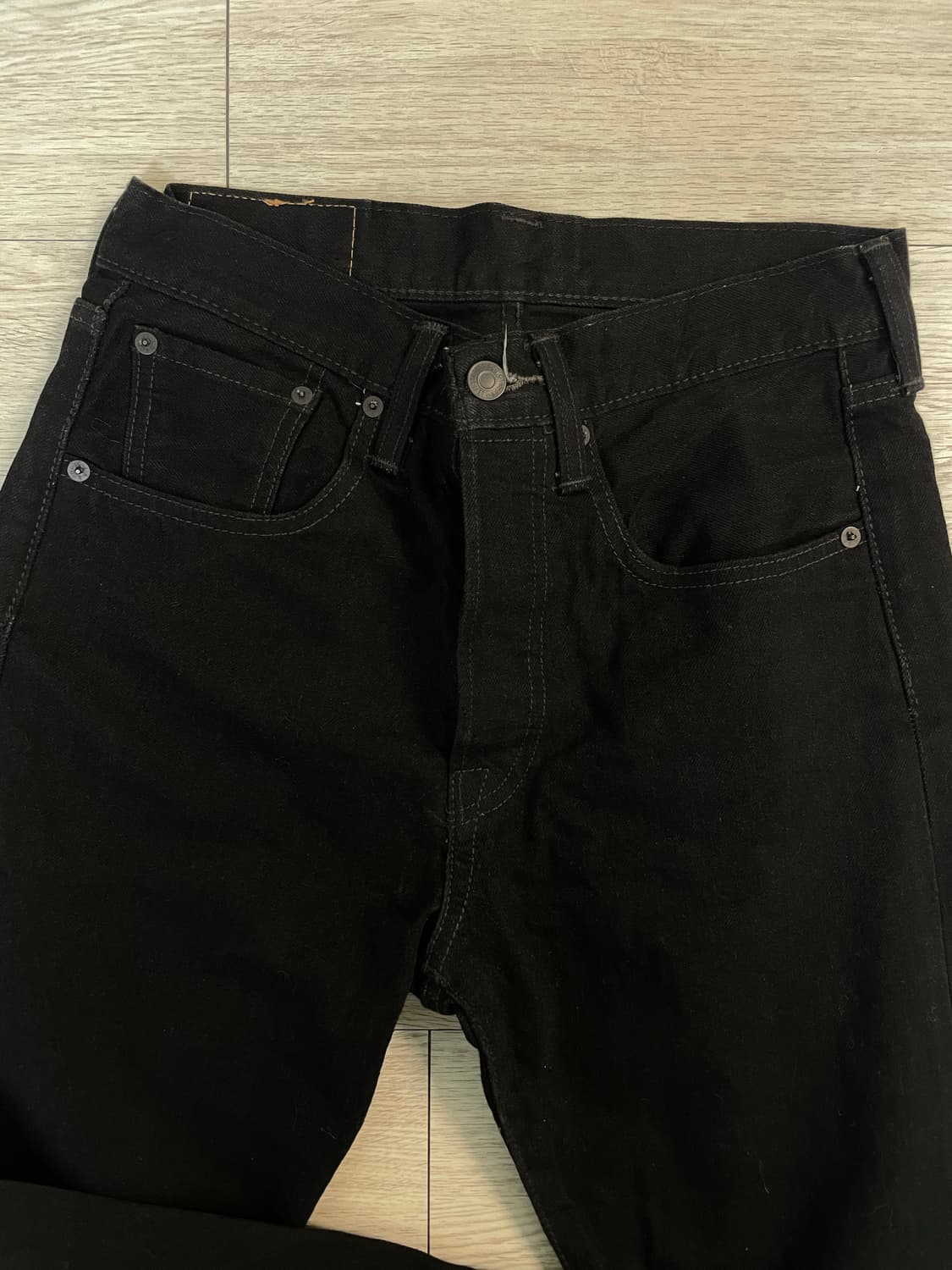 리바이스 501 CT 블랙 데님 상품이미지2