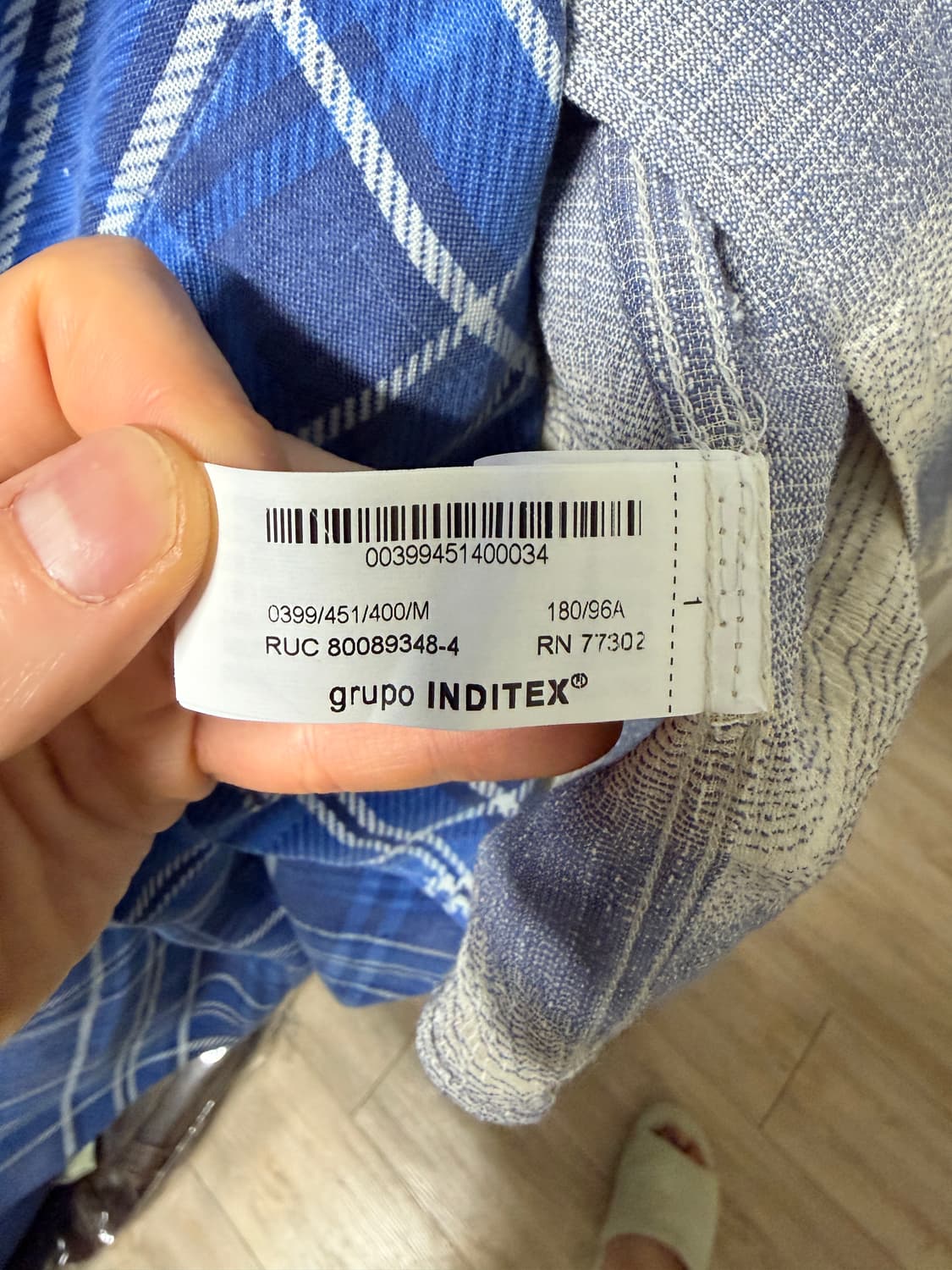 자라 웨스턴 플란넬 셔츠 M 상품이미지2