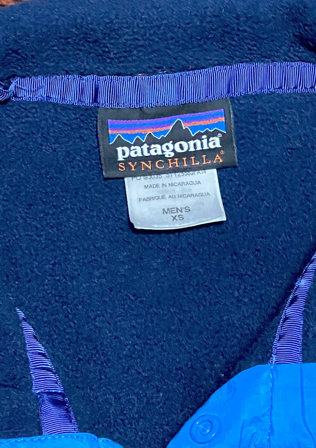 파타고니아 초레어 빈티지 신칠라 후리스 플리스 아노락 자켓 남녀공용 XS 상품이미지7