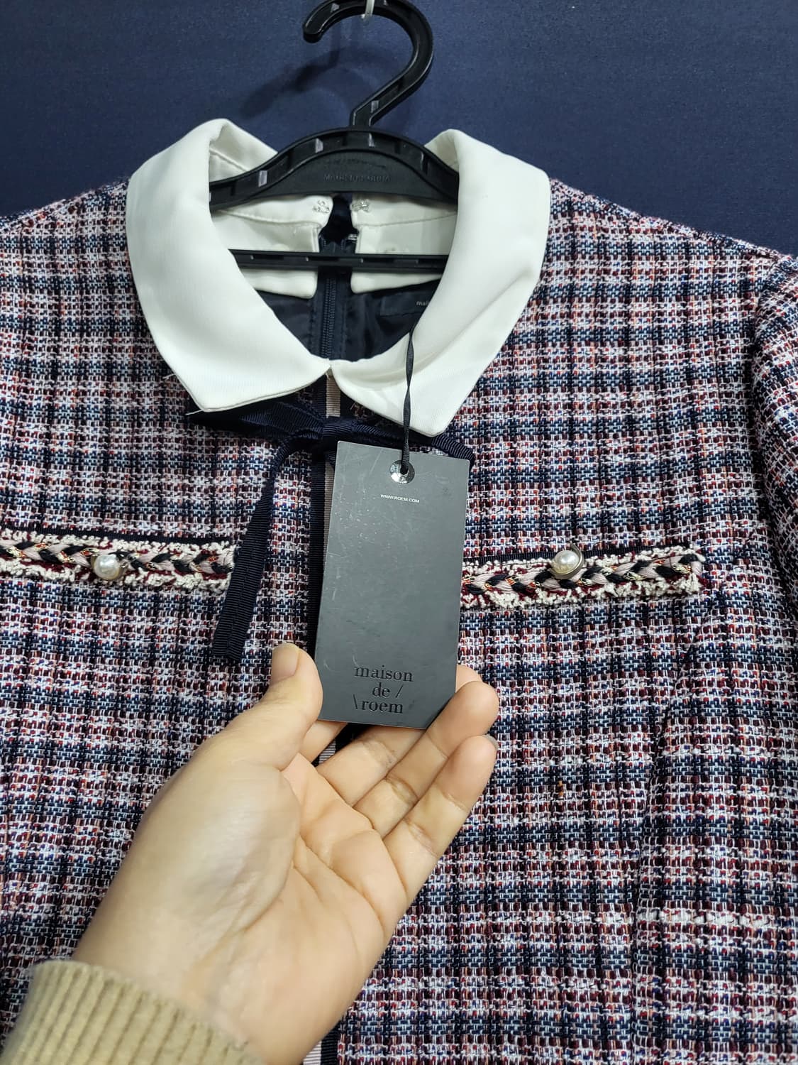 로엠 트위드 원피스(새상품) 상품이미지4