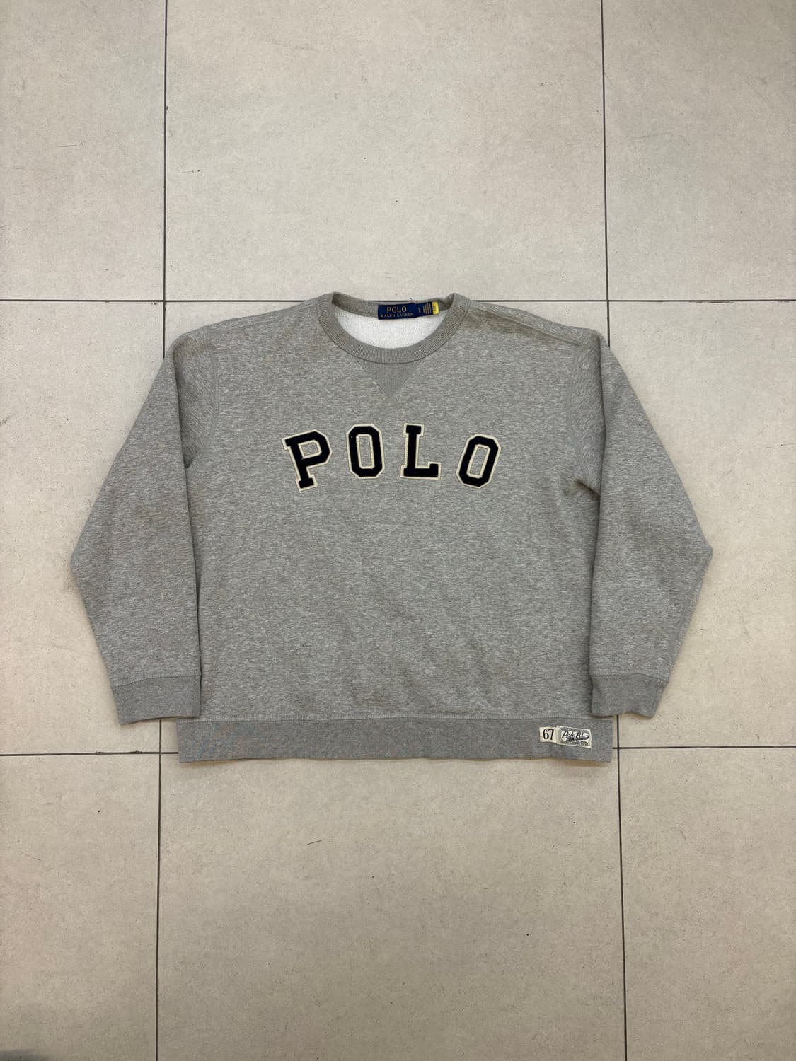 폴로 랄프로렌 크롭 맨투맨 상품이미지3