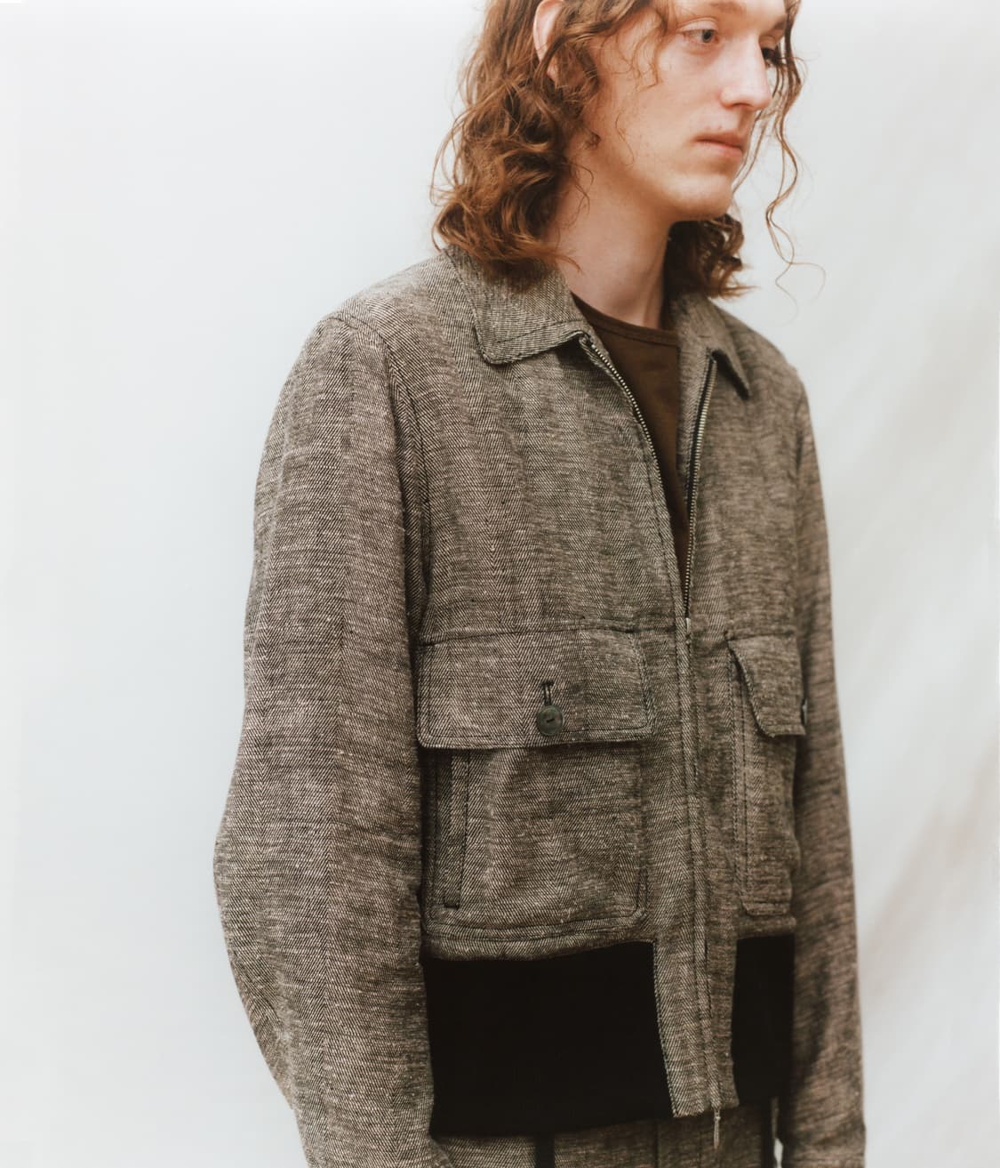 마수 21ss 트위드 블루종 자켓 상품이미지8