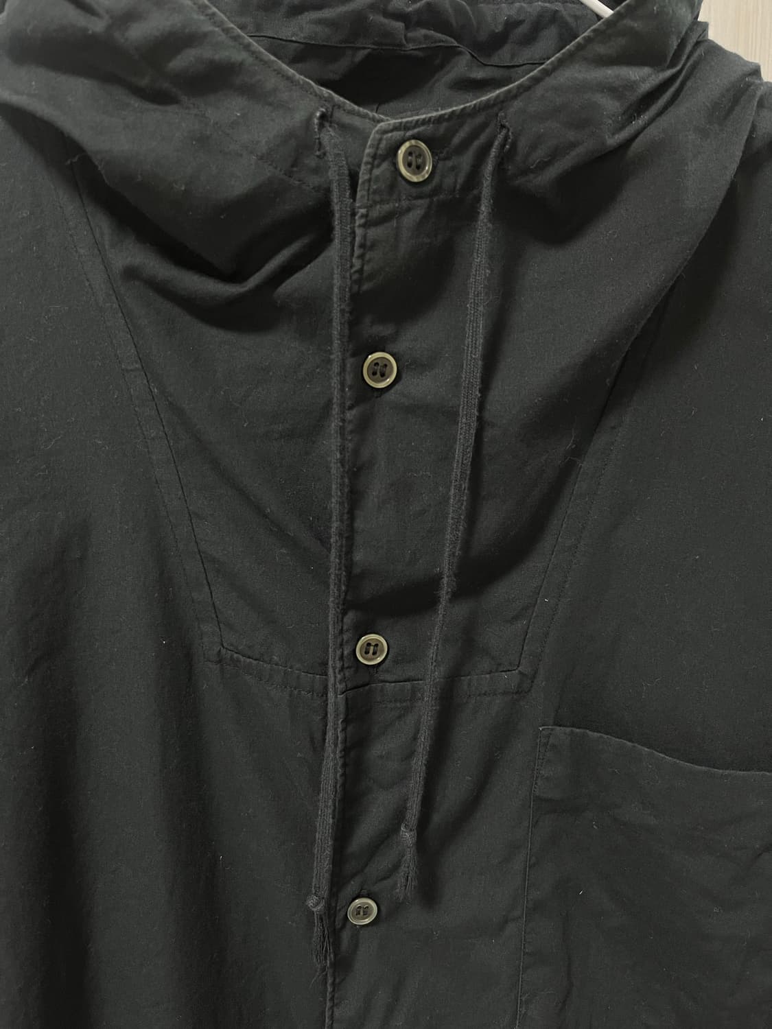 꼼데가르송 블랙 후드 셔츠 상품이미지2