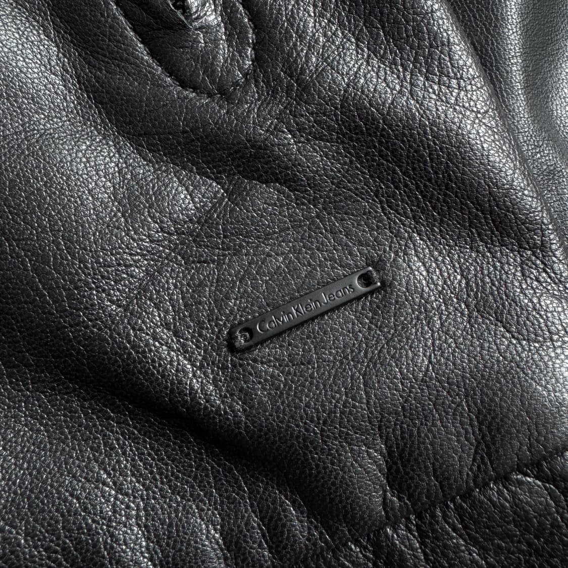 캘빈클라인 딱붙 리얼레더 양가죽 가죽자켓 상품이미지5