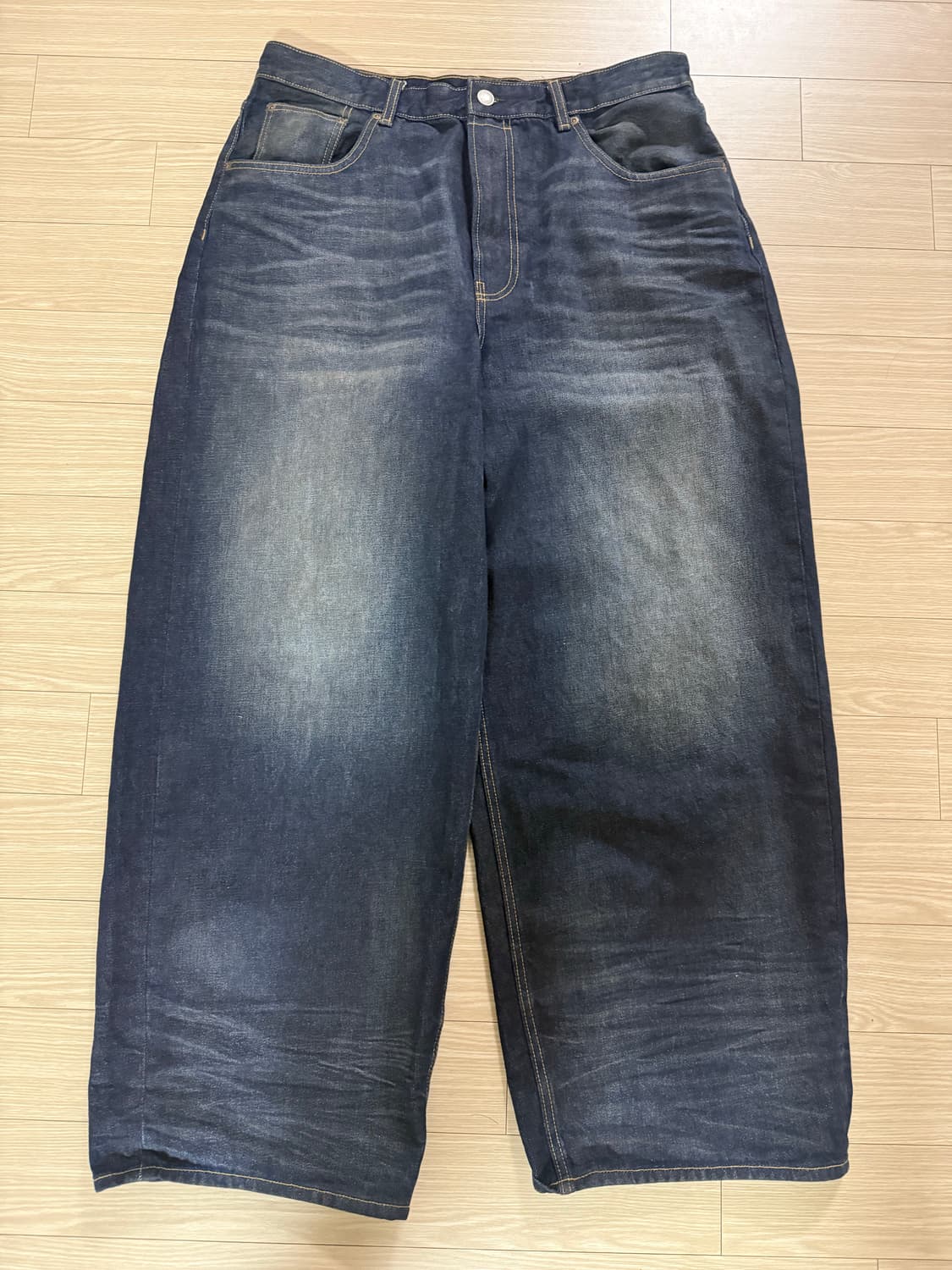 자라 배기 데님팬츠 44 상품이미지1