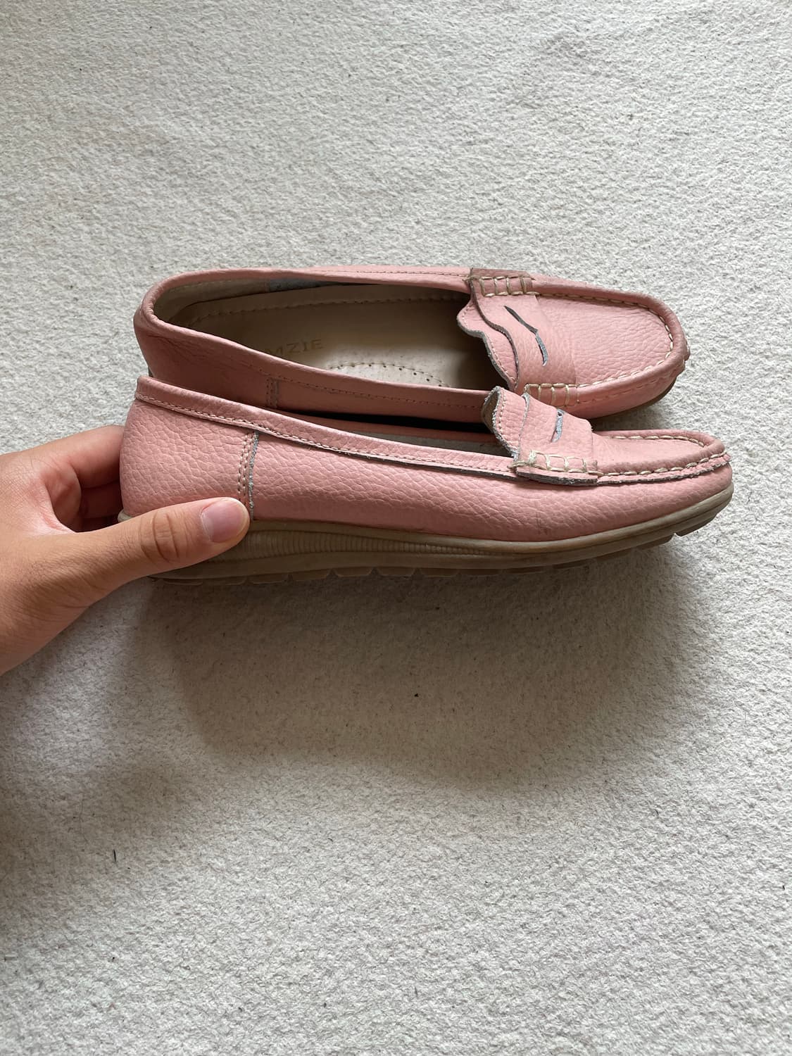 소프트 레더 핑크 로퍼 상품이미지3