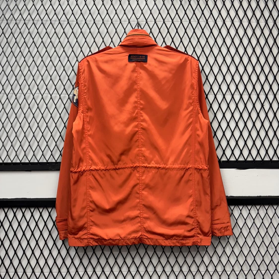 00s 쇼트 필드자켓 밀리터리 M-65 전면 포켓 디테일 오렌지 상품이미지2