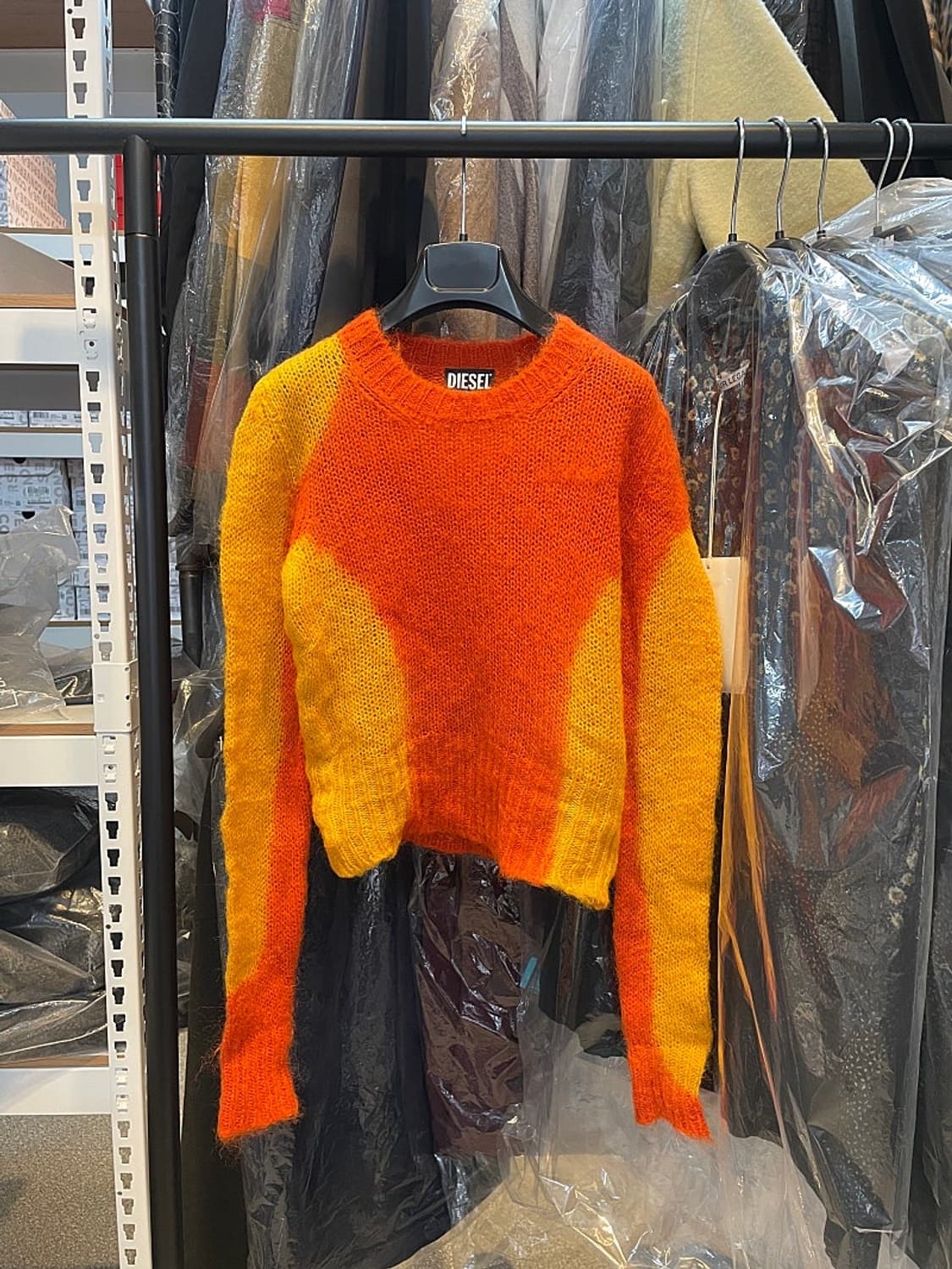 (상품/새상품) 디젤 여성 투톤 모헤어 니트 상품이미지1