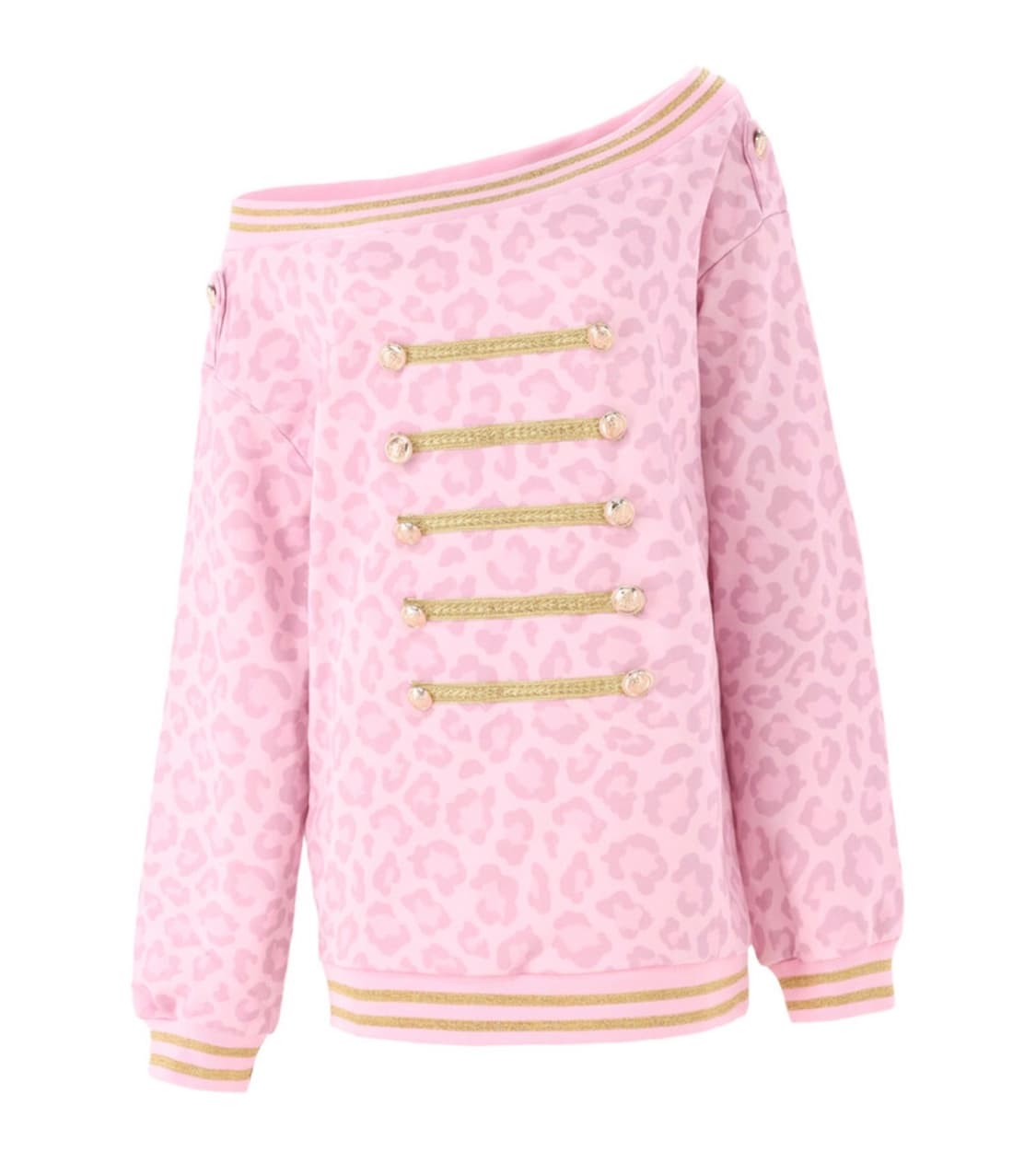 BMC 베메클 베이비메탈클럽 레오파드 에폴렛 스웻 셔츠 판매 상품이미지2