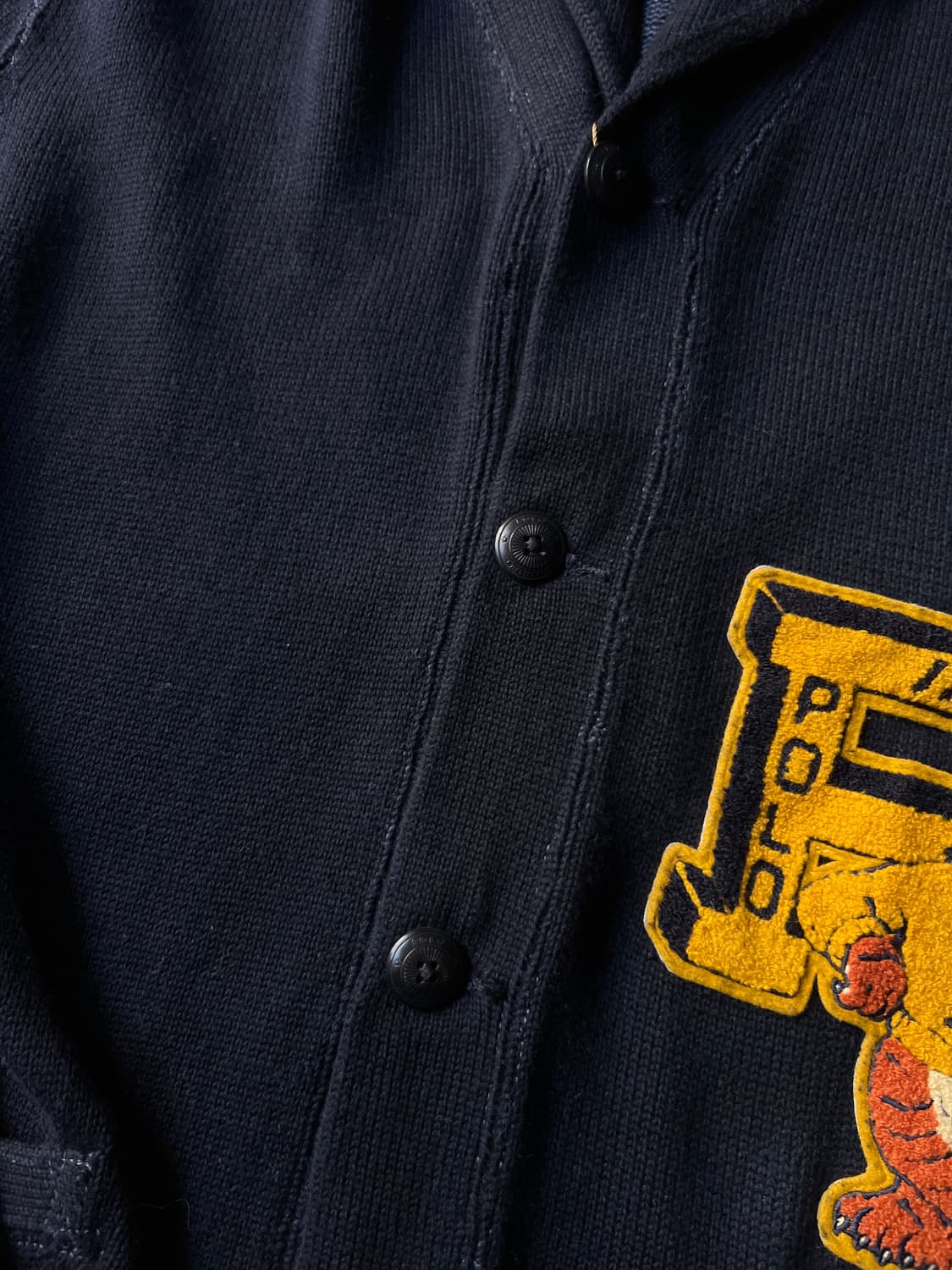 [2XL]폴로 랄프로렌 타이거 패치 네이비 레터맨 가디건 상품이미지3